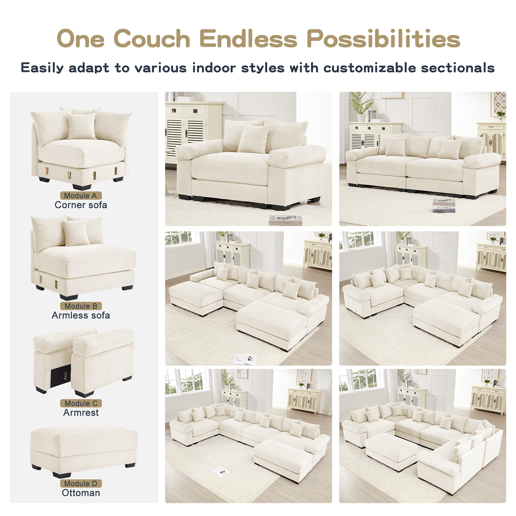SINOFURN SYA020324BG Sofas-Loveseats - View #13