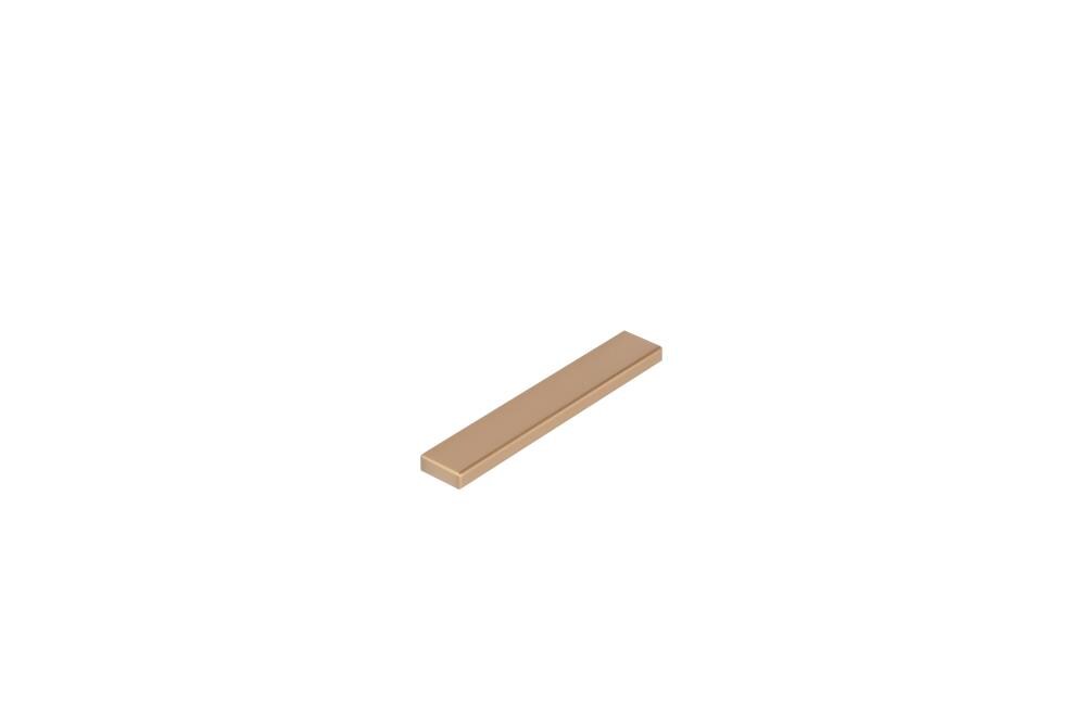 Schwinn 59427  2891/128 5-in (128Mm) Center to Center Matte Gold Rectangular Edge Drawer Pulls