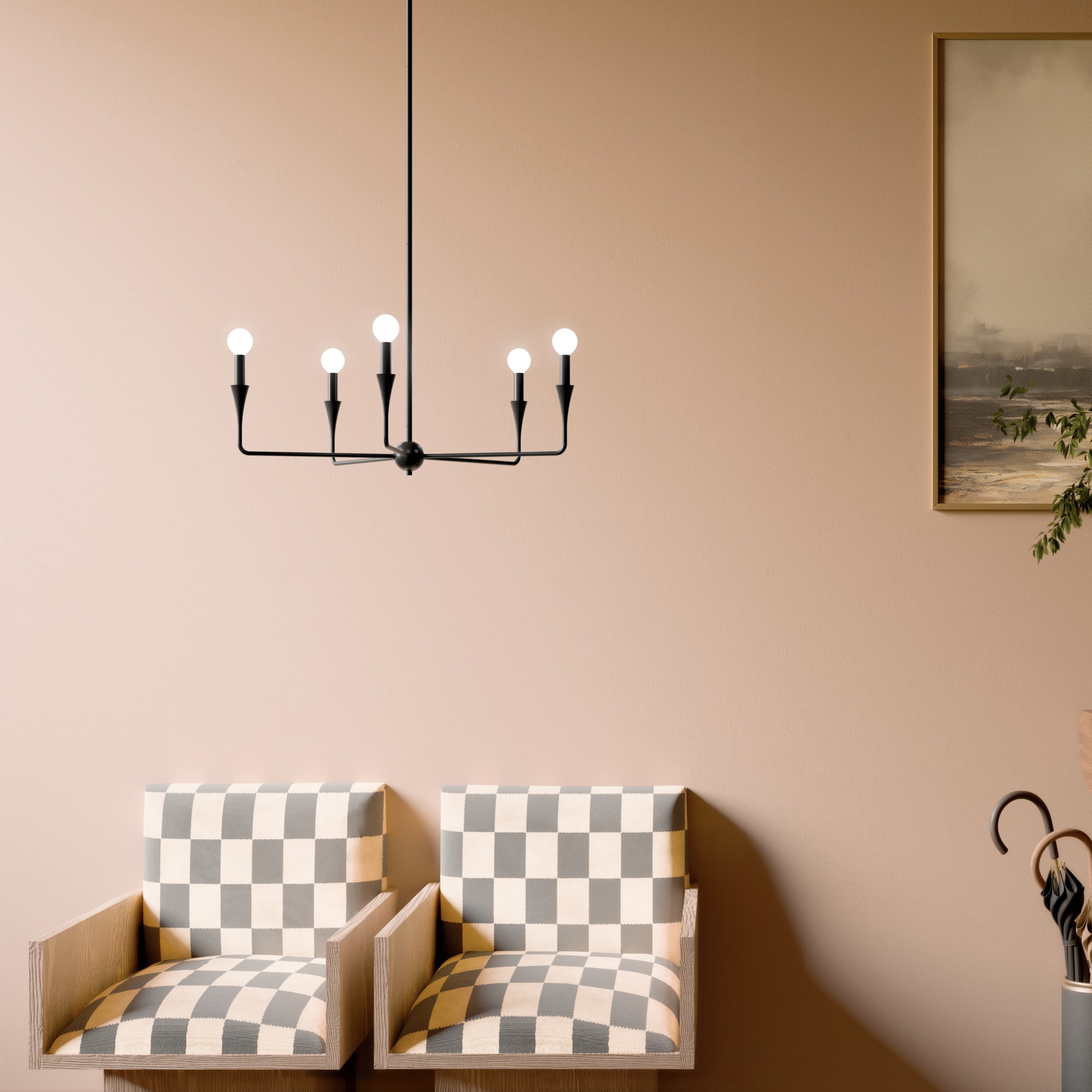 Kichler 52689BK b090015 - View #2