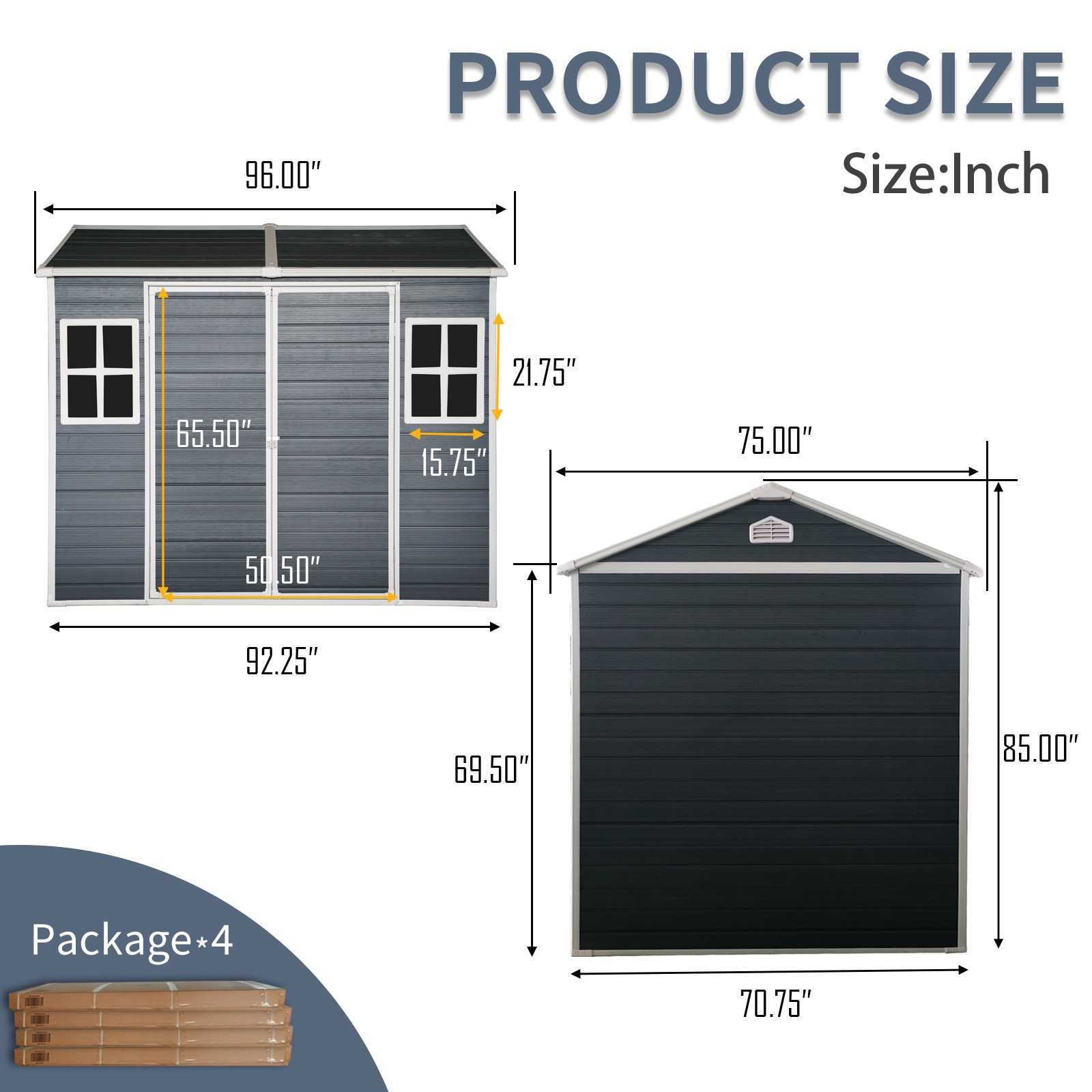 Mondawe MD-WWC00048 Vinyl-Resin-Storage-Buildings - View #8