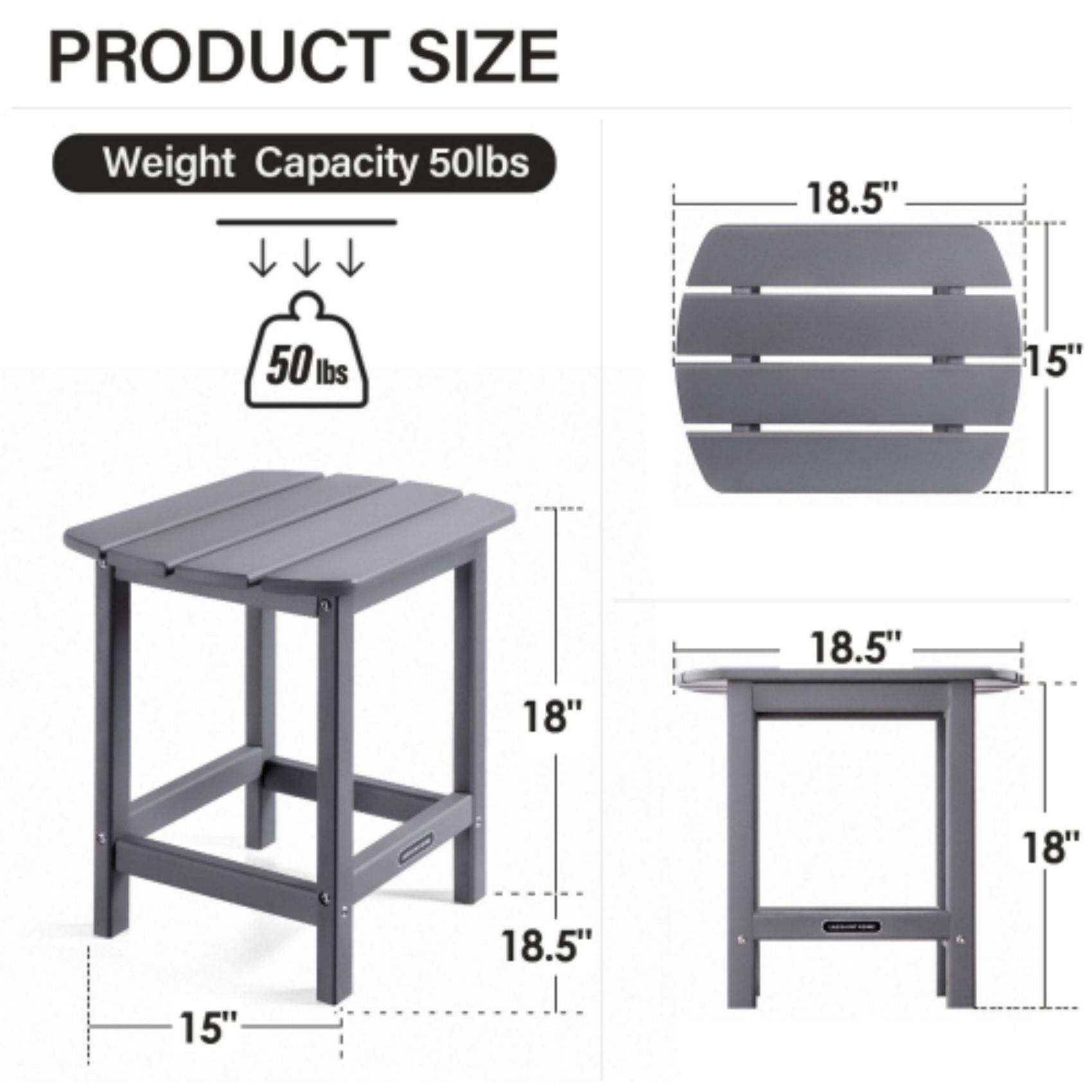 Maocao Hoom MZLW119952540 Patio-Tables - View #6