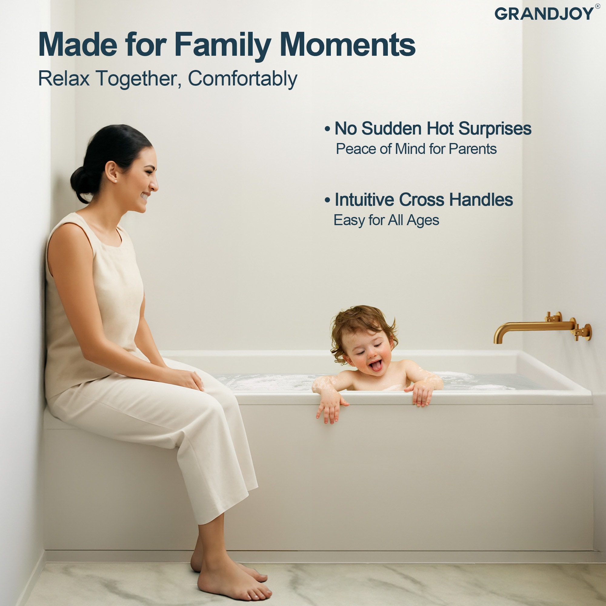 GRANDJOY TOBILI202C Roman-Tub-Faucets - View #10