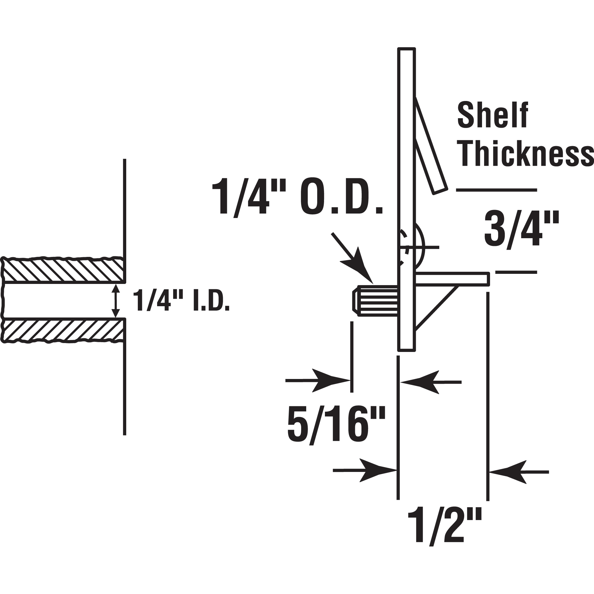 Prime-Line U 9398N Shelving-Hardware - View #6