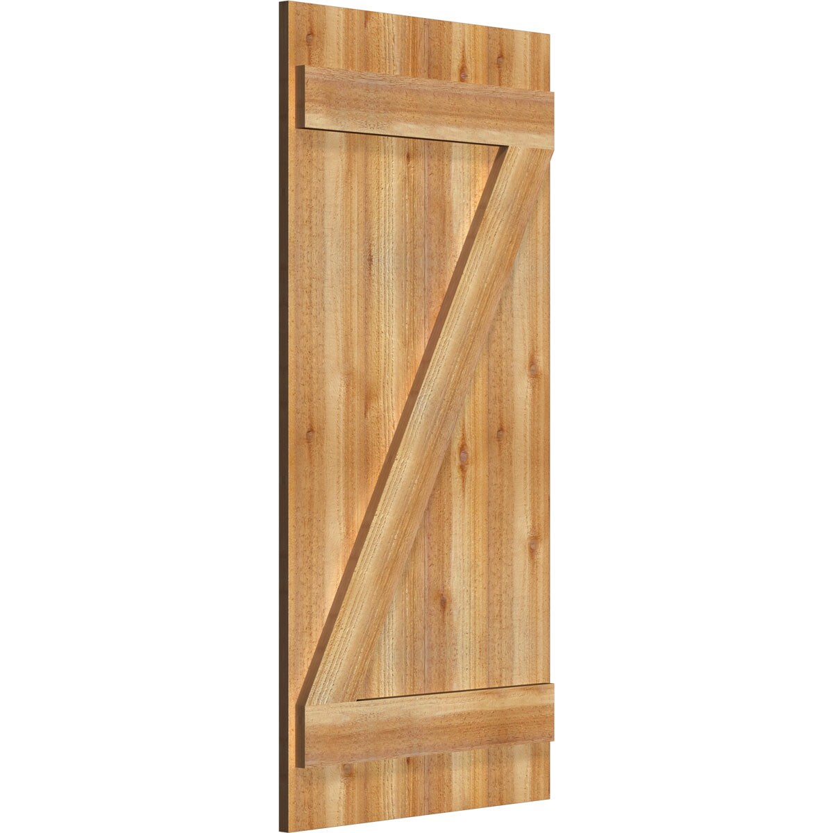 Ekena Millwork RBJ06Z21X045RWR Exterior-Shutters - View #2