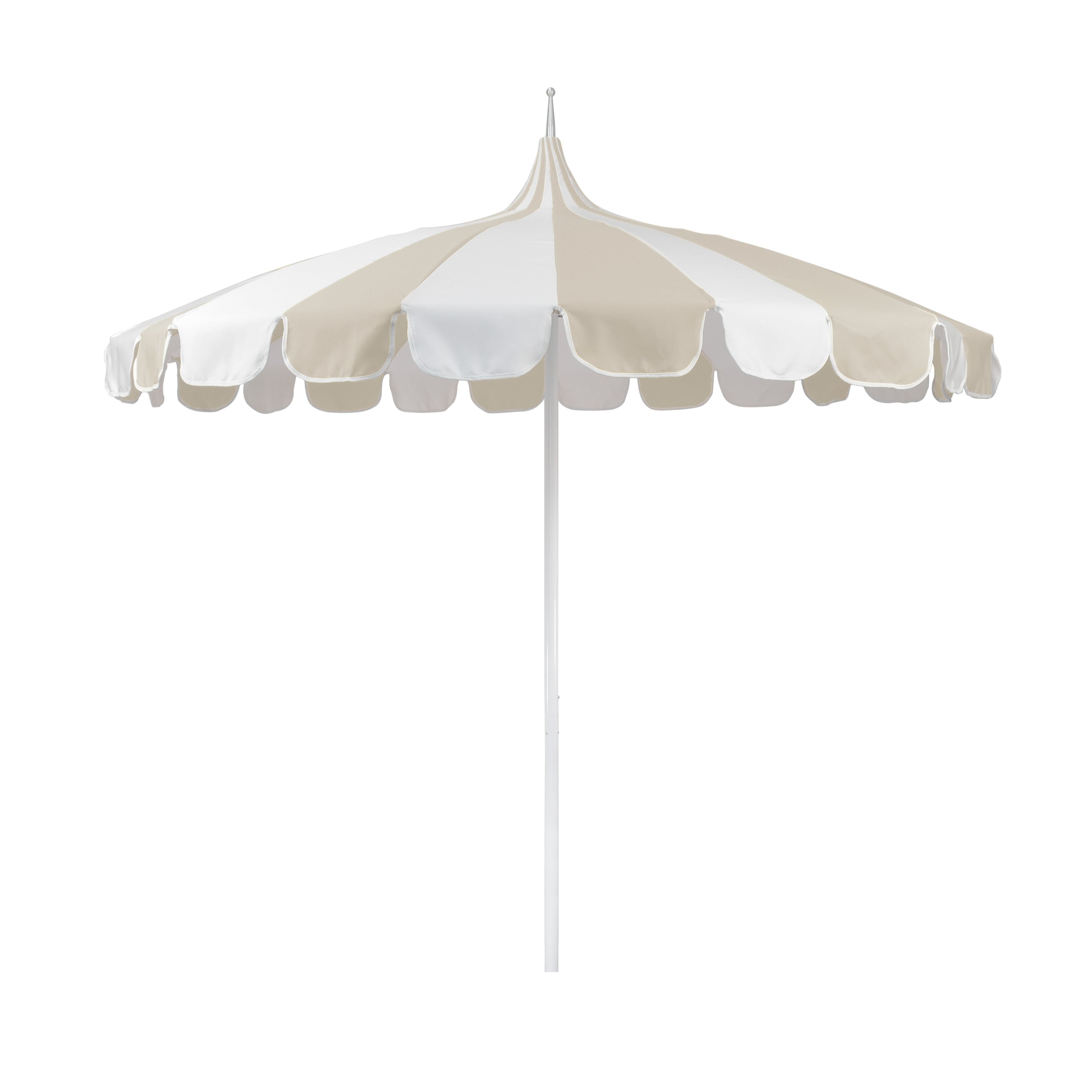 California Umbrella 194061474679 8.5-Feet Aluminum Beige Market Patio Umbrella