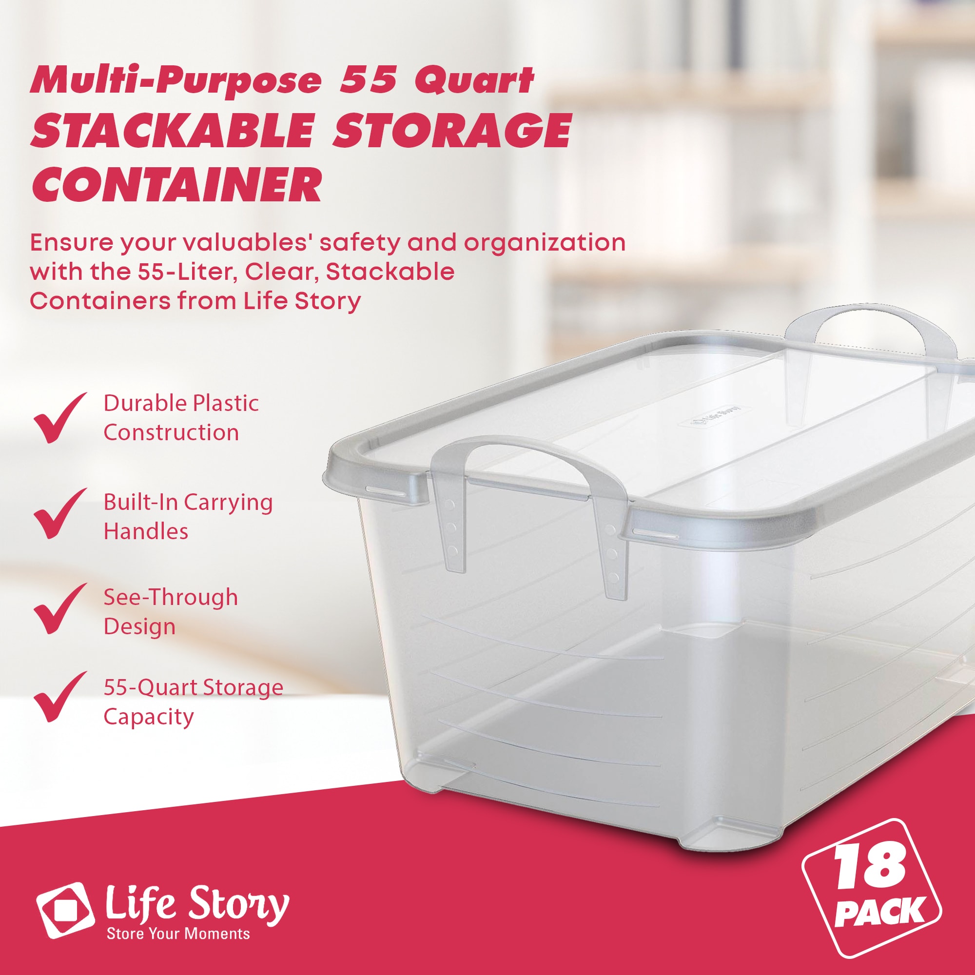 Life Story 109937 Plastic-Storage-Totes - View #2