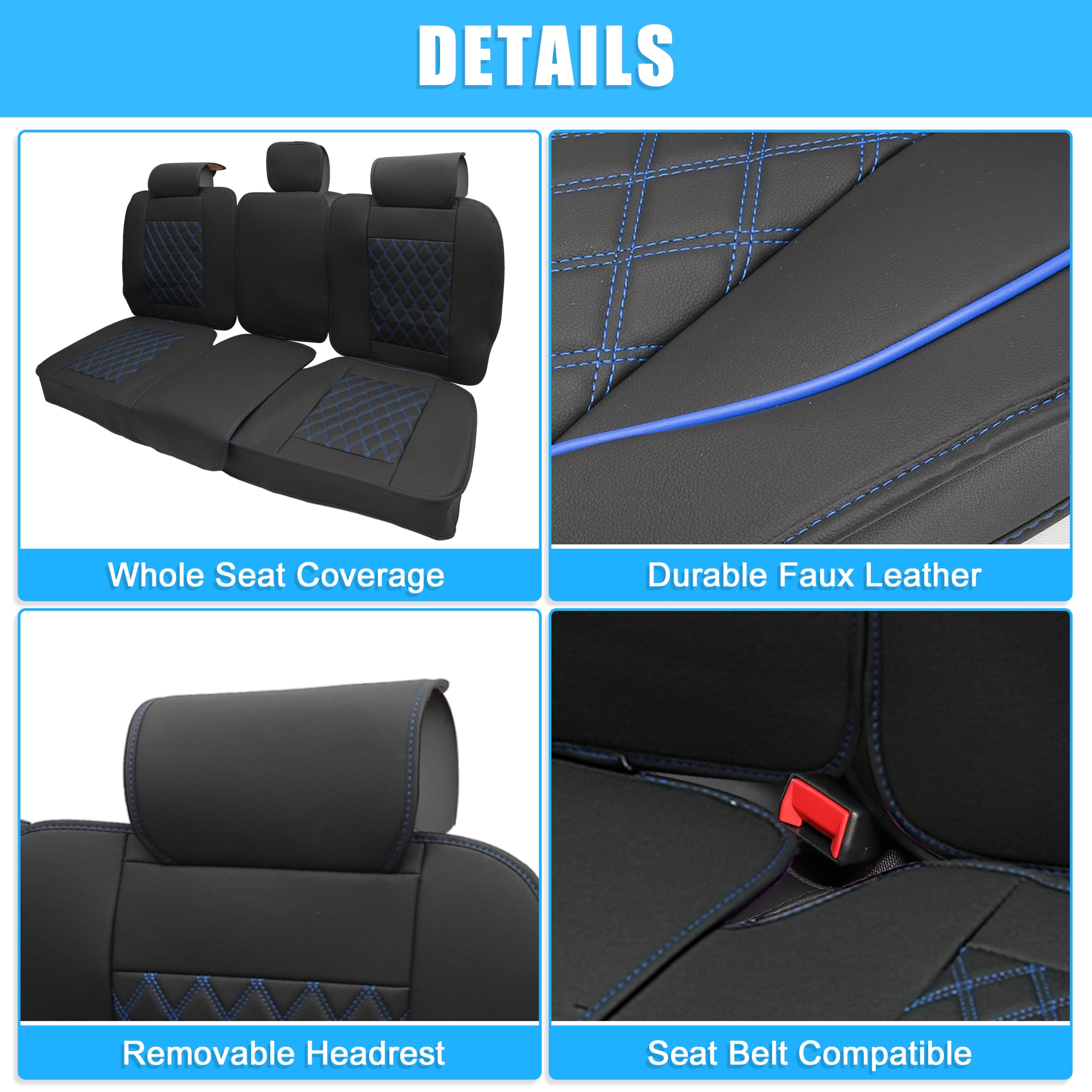 Unique Bargains S25112102UX1851 Car-Seat-Covers - Thumbnail View #5