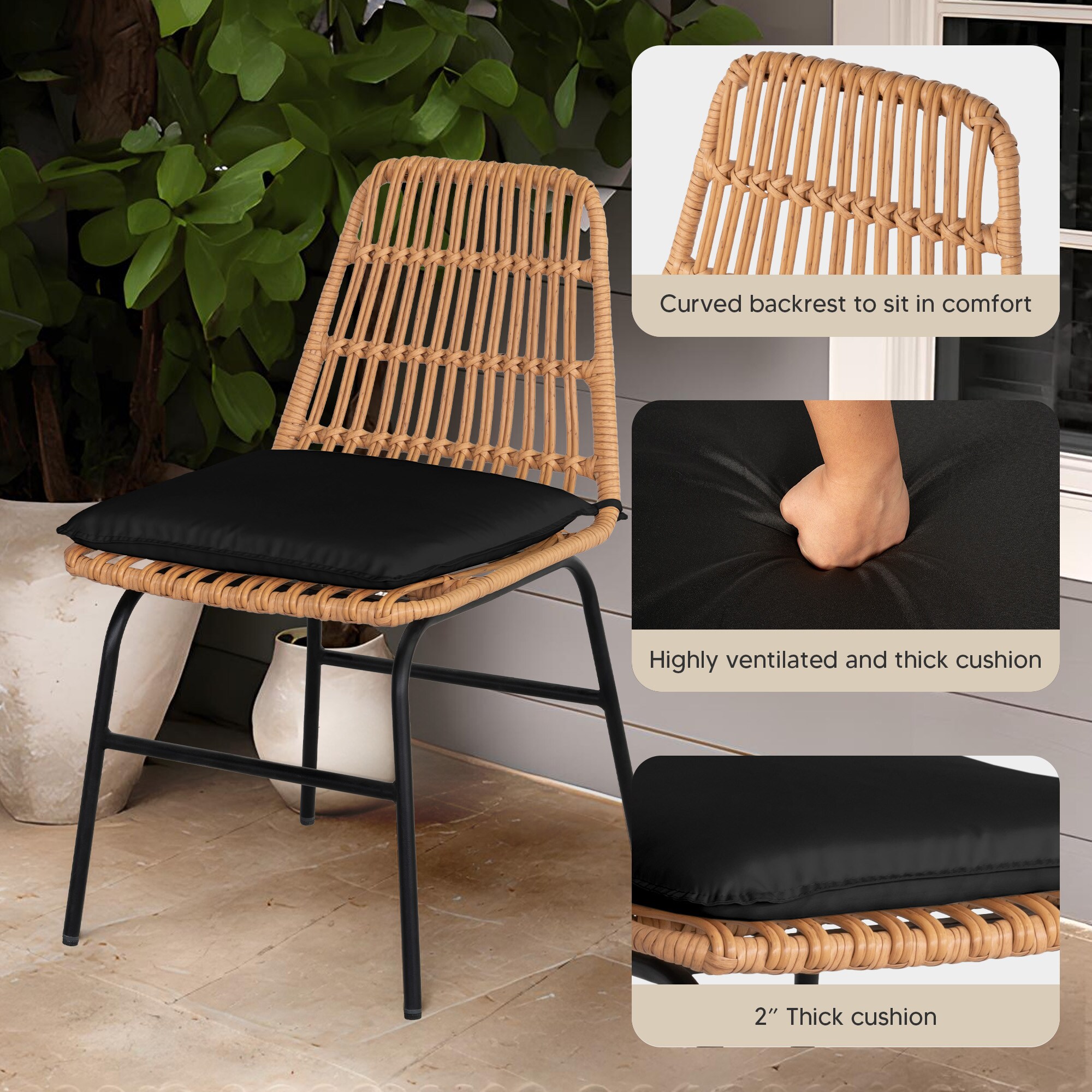 Grearden ZHNF142-BK Patio-Conversation-Sets - View #7