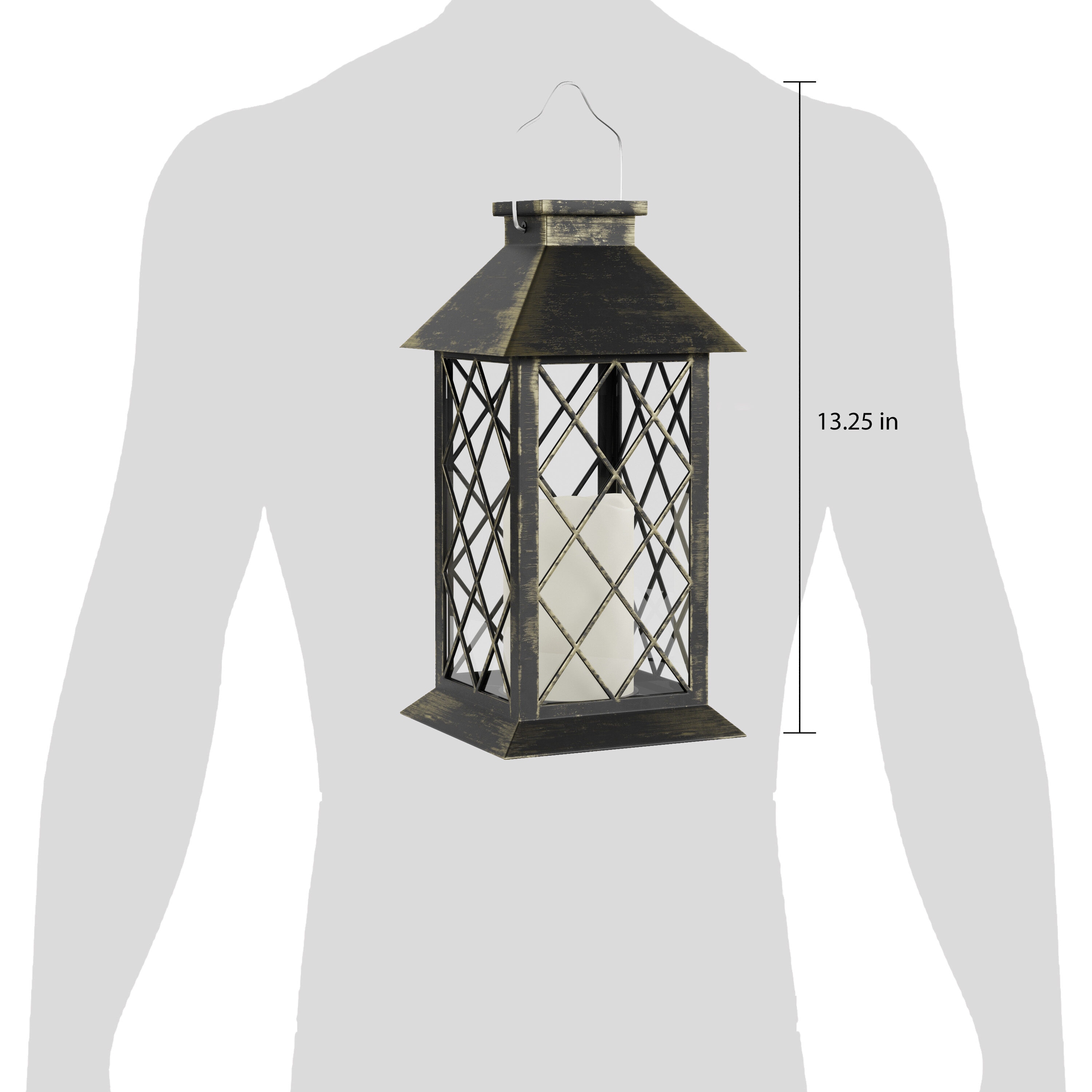 Lavish Home 72-LNTN-4-2 Outdoor-Decorative-Lanterns - View #3