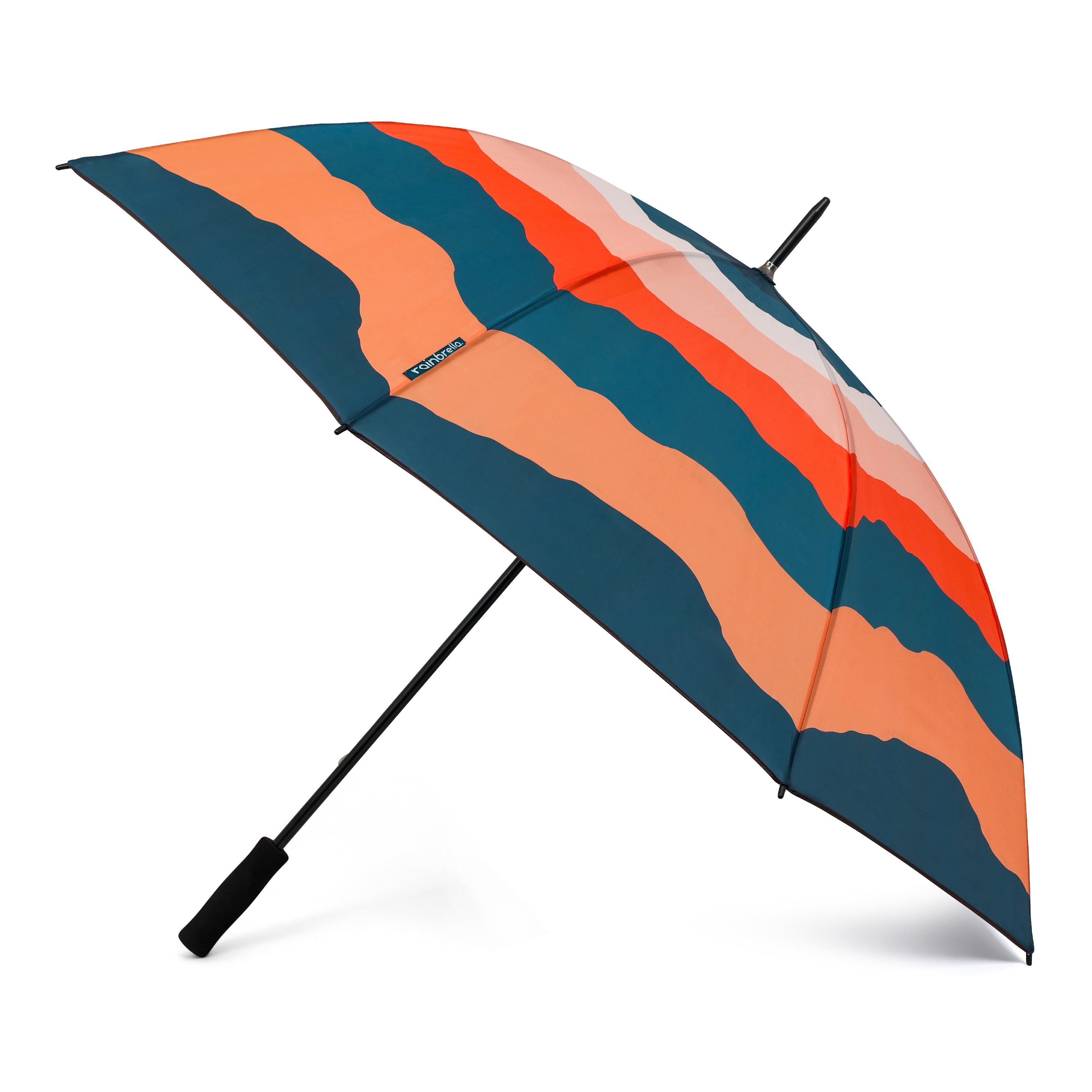 rainbrella 48331RB 60-in Orange and Blue Desert Sunset Golf umbrella Umbrella