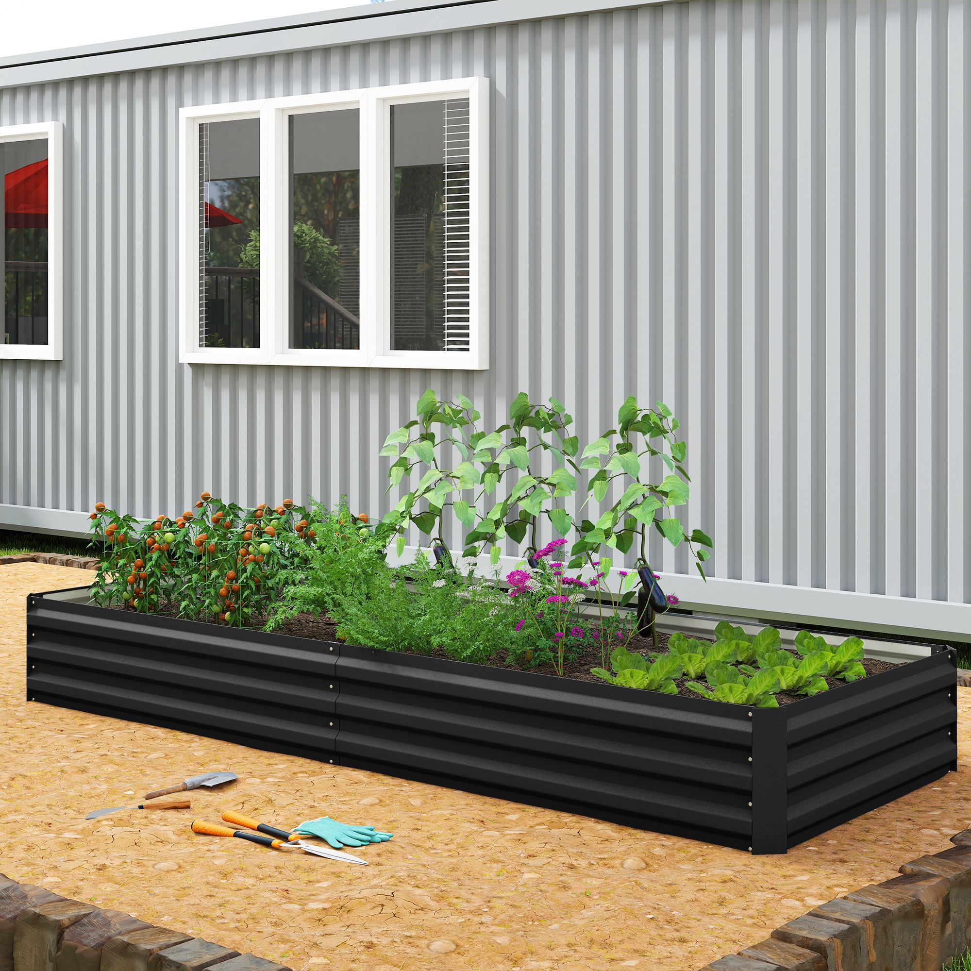 CJGQ DOBACJ-D01027HCL1U Raised-Garden-Beds - View #7