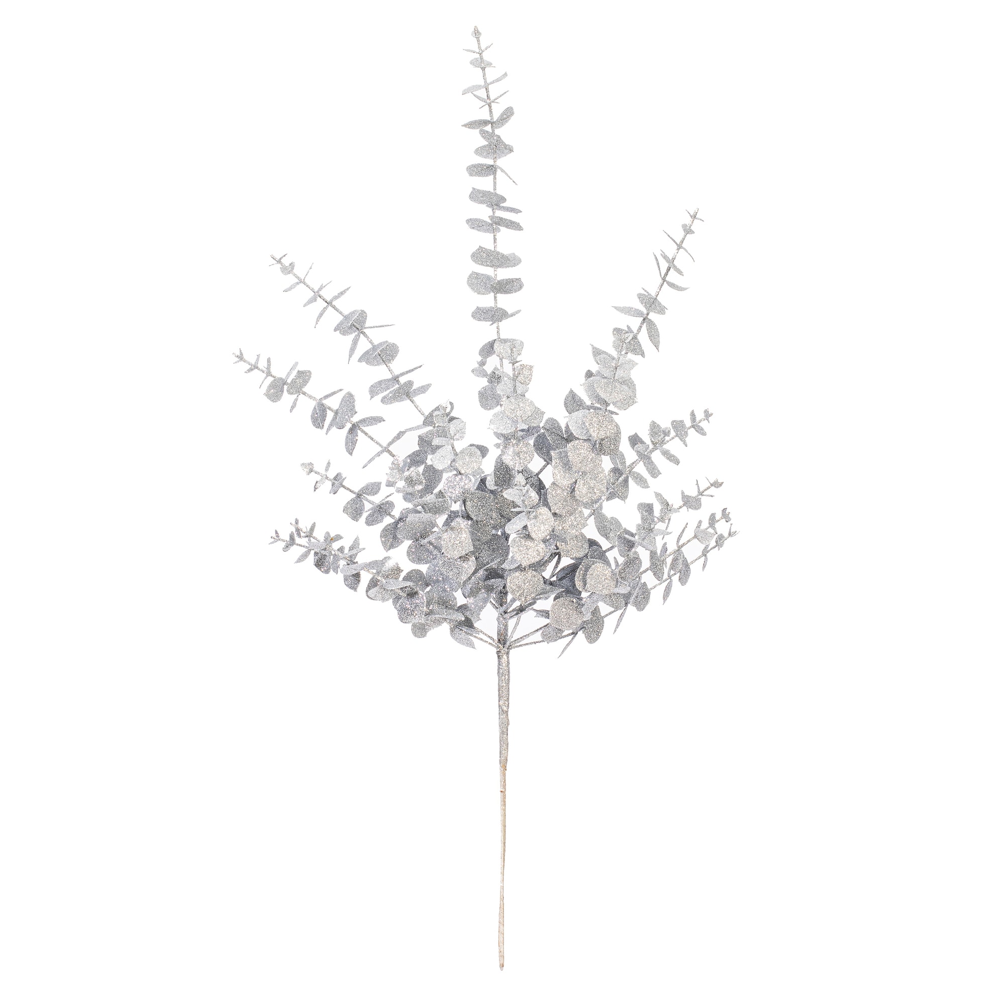 Vickerman 28-in Silver Indoor Desktop Eucalyptus Artificial Plant