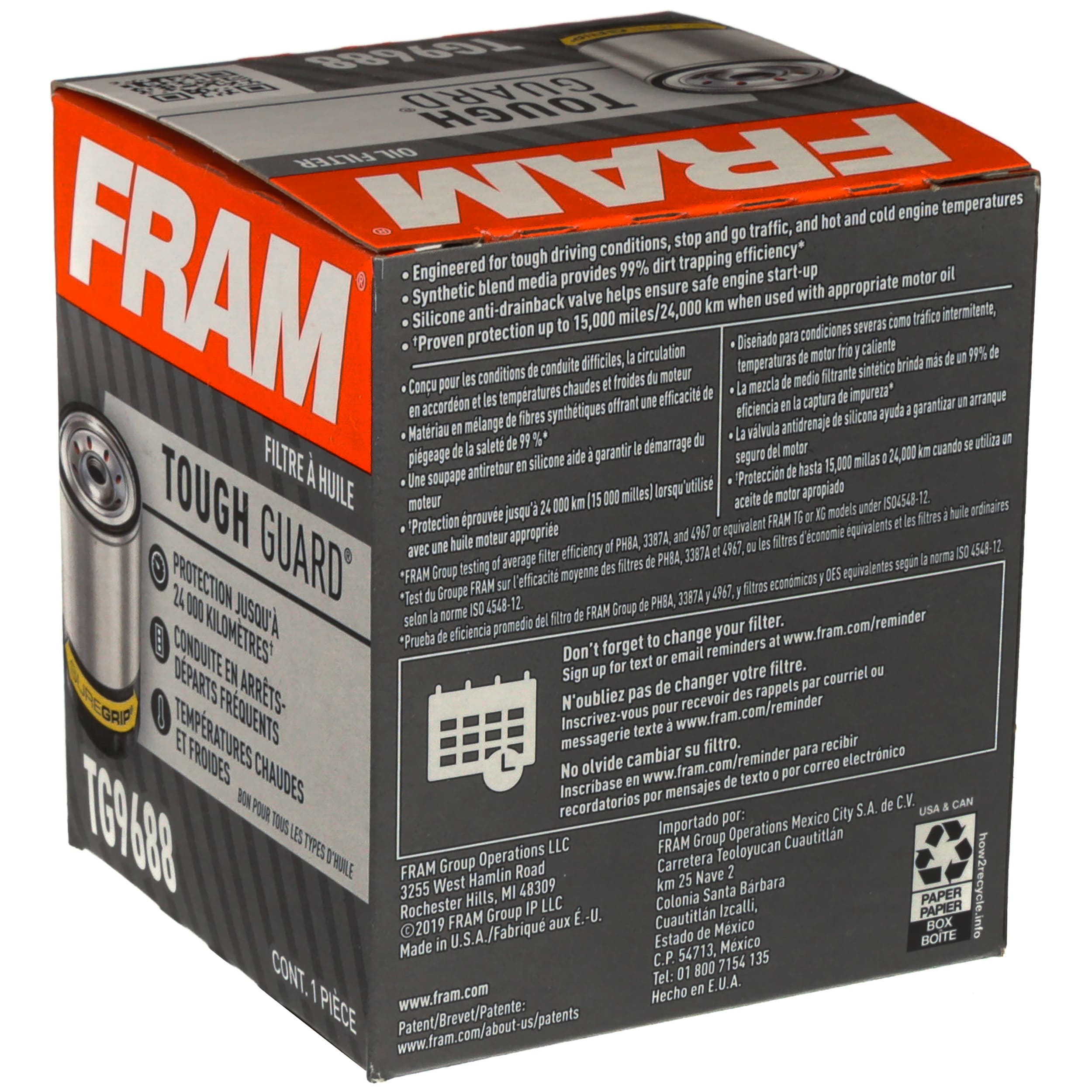 FRAM TG9688 Automotive-Hardware - View #5