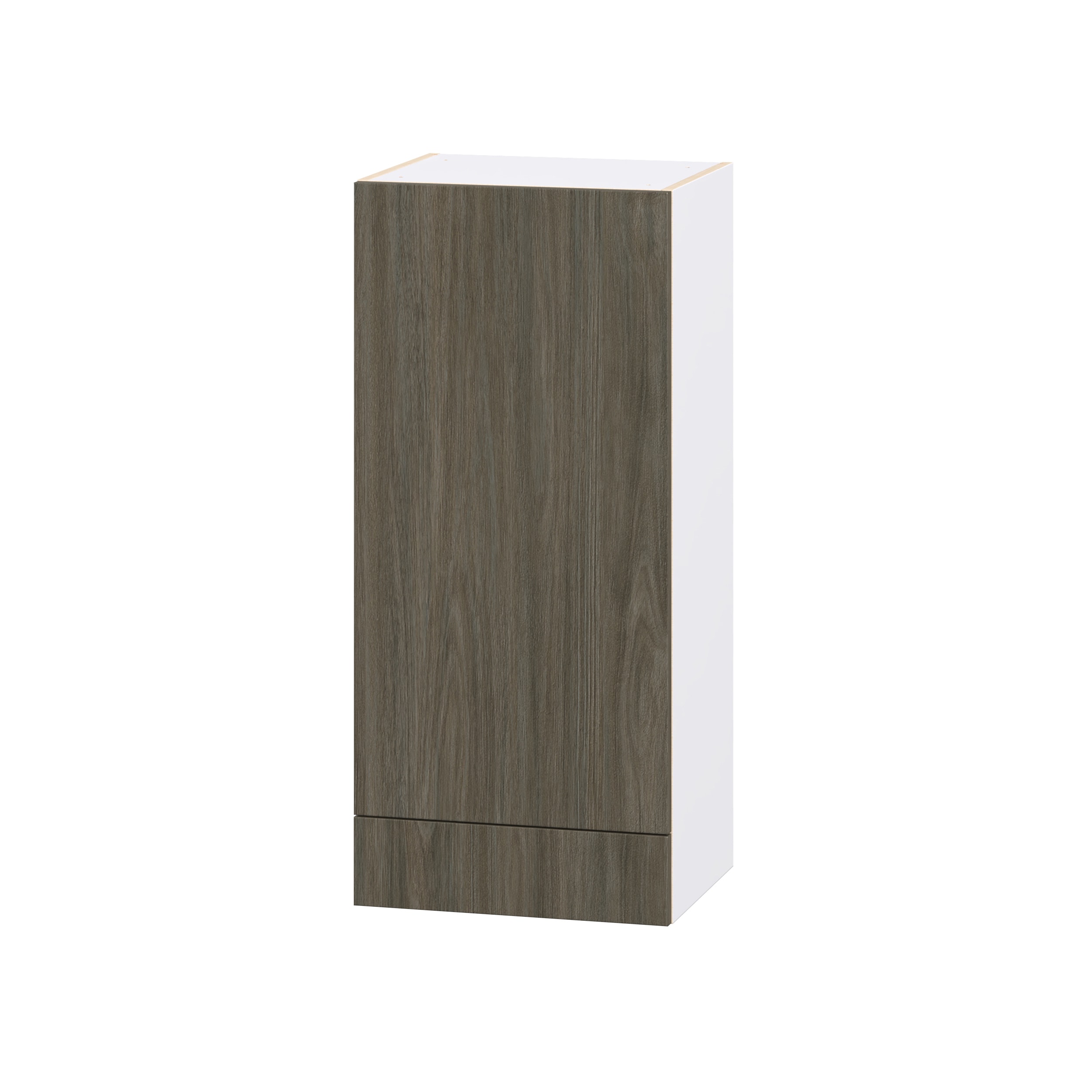Hugo&Borg DSW1840A(L/R)-SA Savane 18-in W x 40-in H x 14.75-in D Brunt Walnut Wall Fully assembled Cabinet Flat Panel Slab