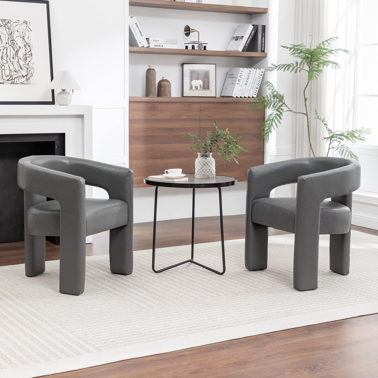 SEYNAR CE709-GREY-S2 Dining-Chairs - View #3