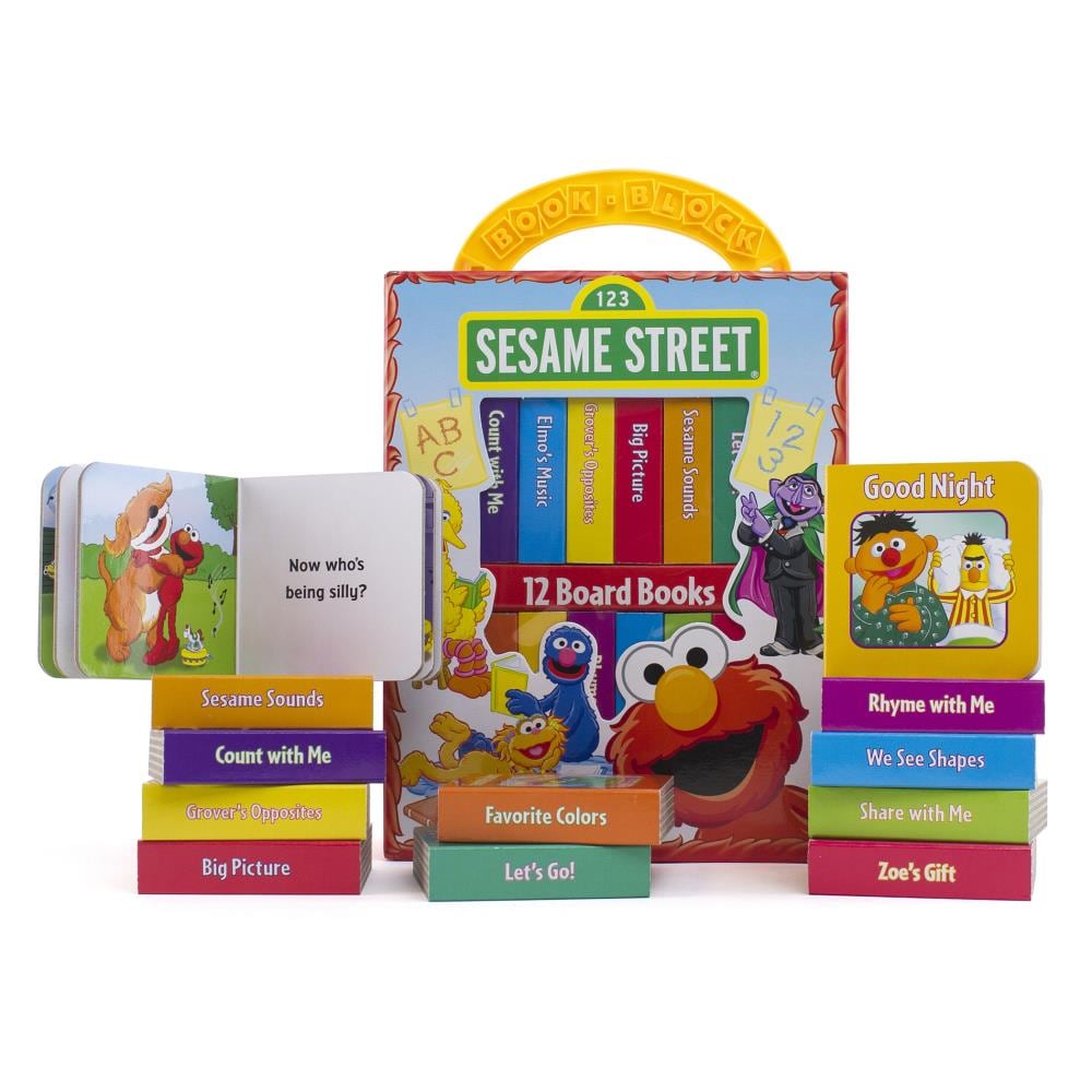 PI Kids PUB7224114 My First Library Sesame Street, 12 Books Children's Books
