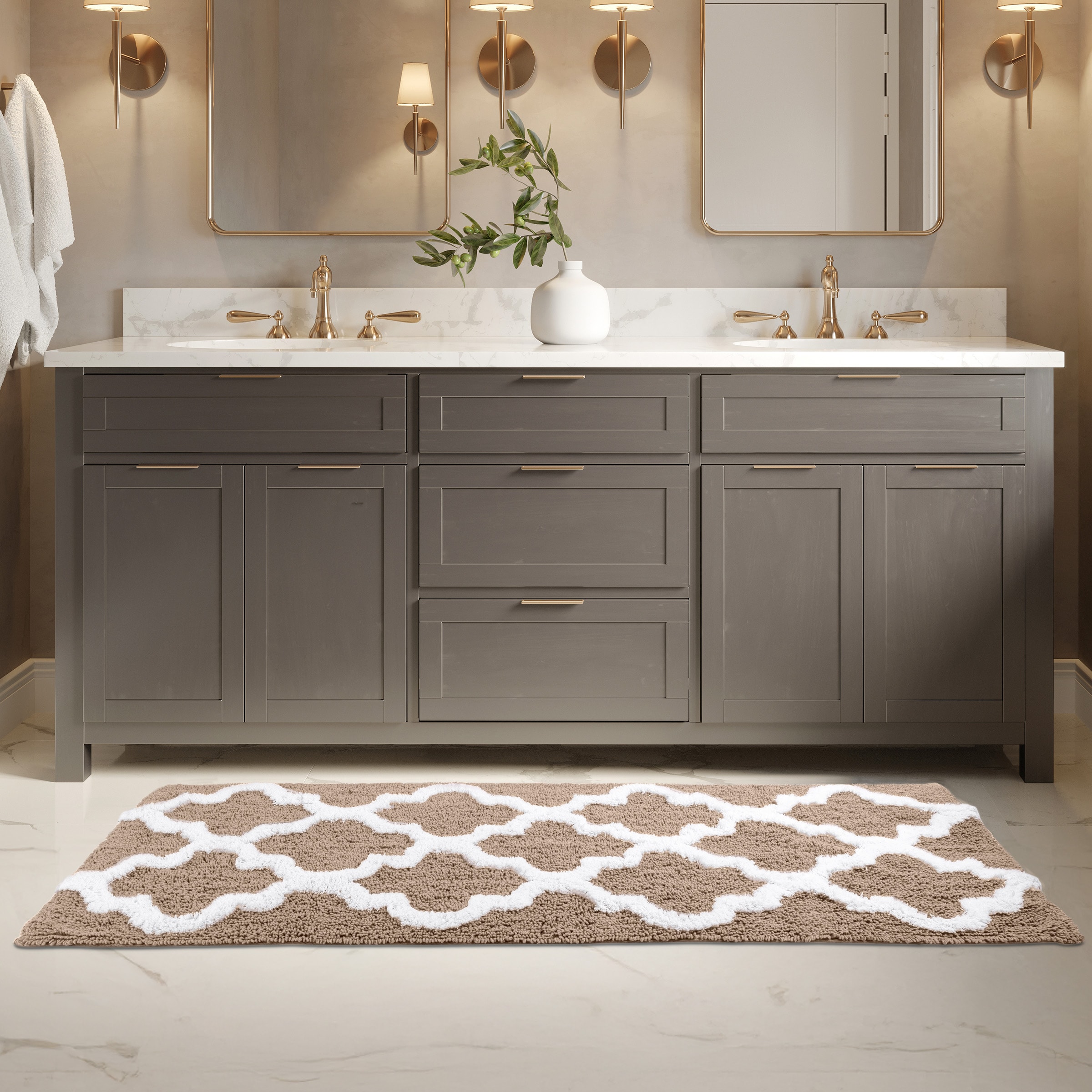 Hastings Home 113926MGV Bath-Rugs - View #4