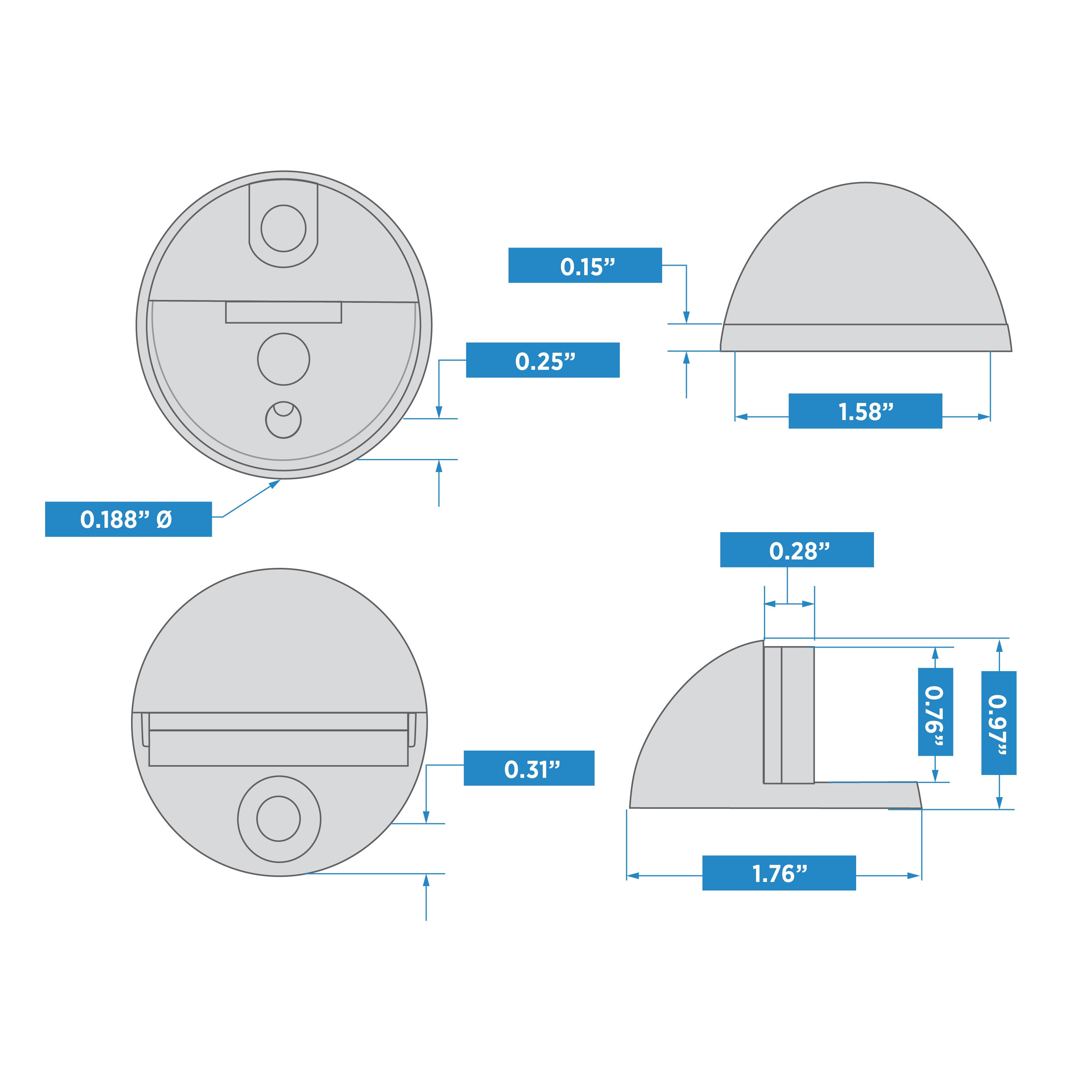 RELIABILT S841-601 Door-Bumpers-Stops2 - View #7