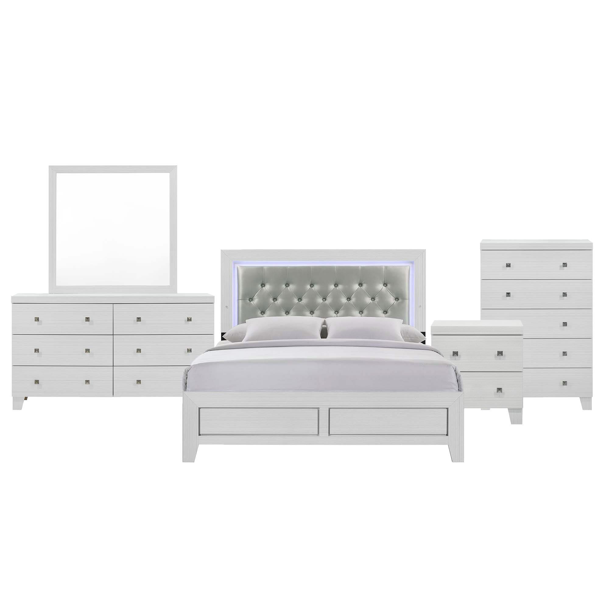 Picket House Furnishings B.1090.QB5PC Grey Queen Bedroom Set