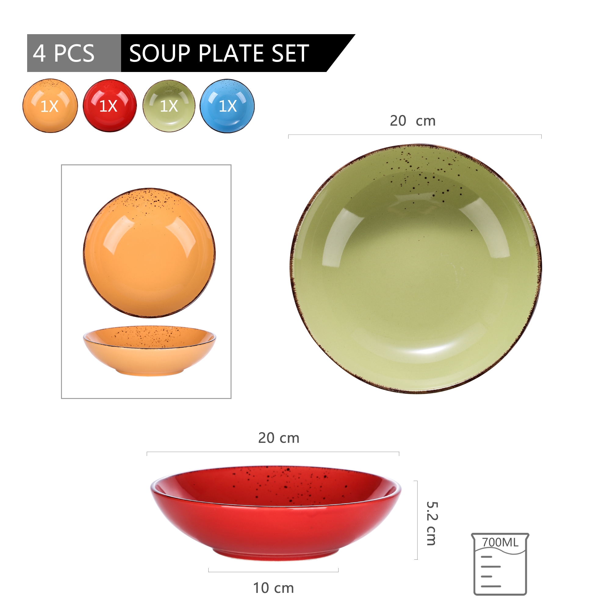 CASAINC VC-NAVIA-16-STP dinnerware - View #7