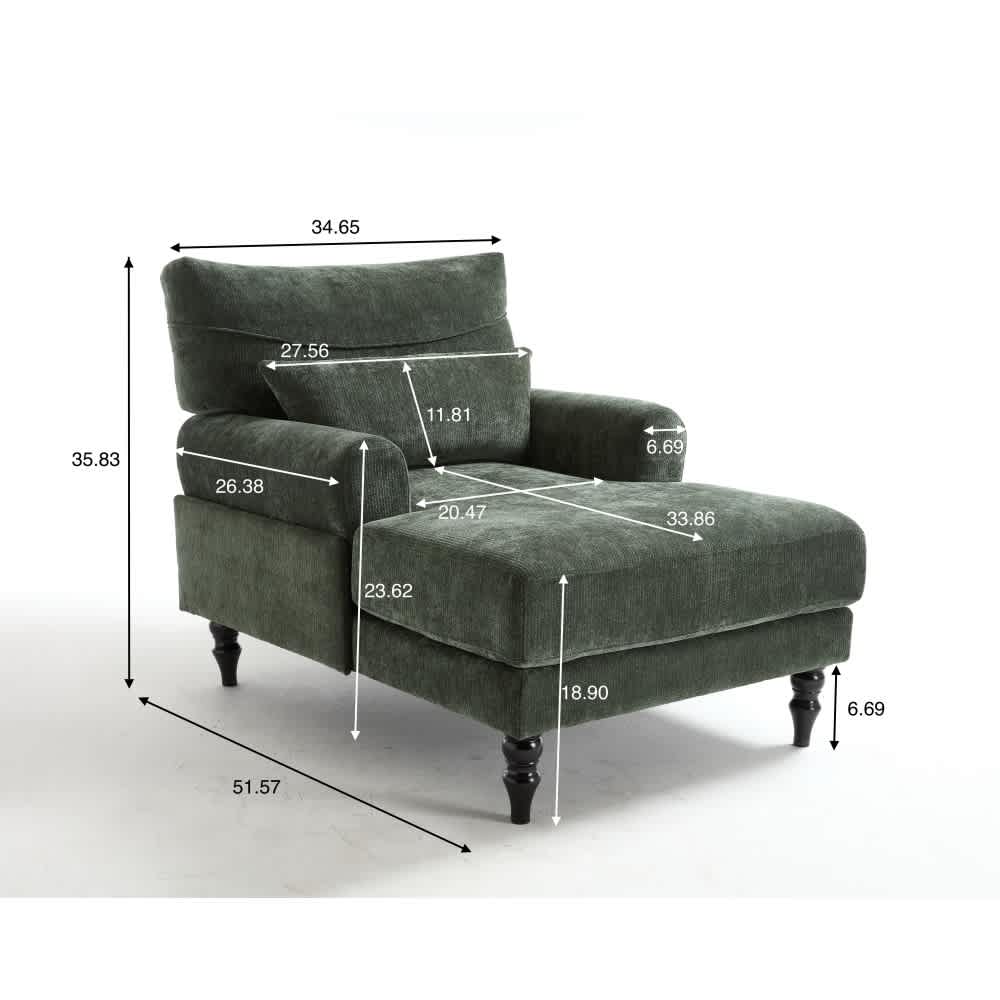 Coolbibila KACE-CHAIR-GREEN chairs - View #3