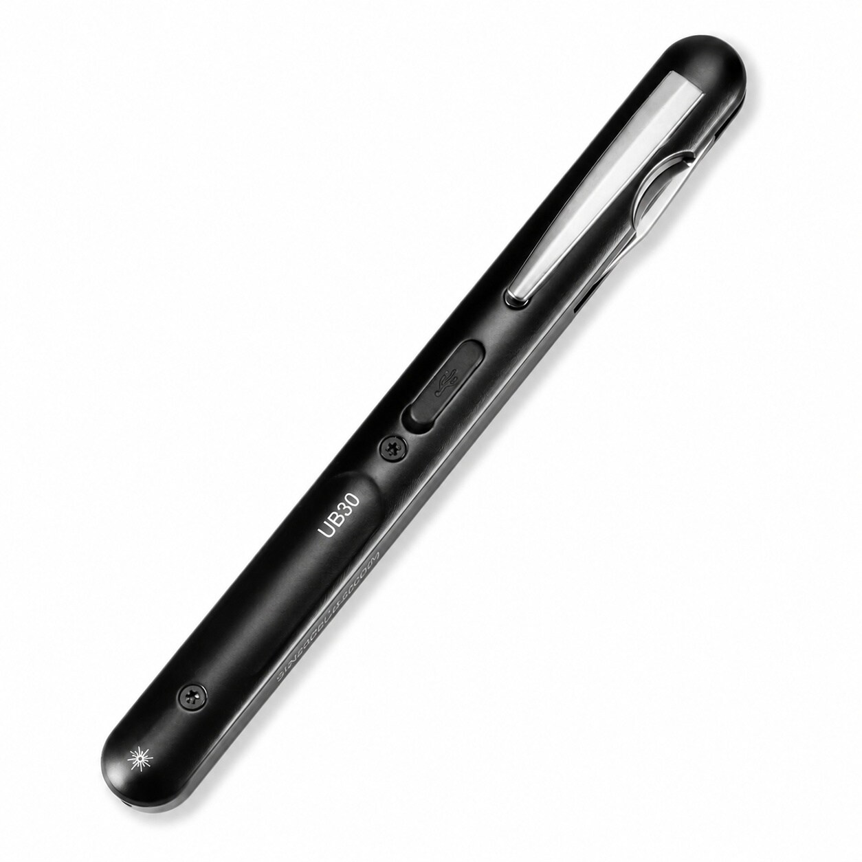 ITOPFOX  UB30 4-in-1 Multi-Functional Dual-Head renewable power Aluminum Pen Flashlight for Outdoor Lighting Teaching and Presentation Light
