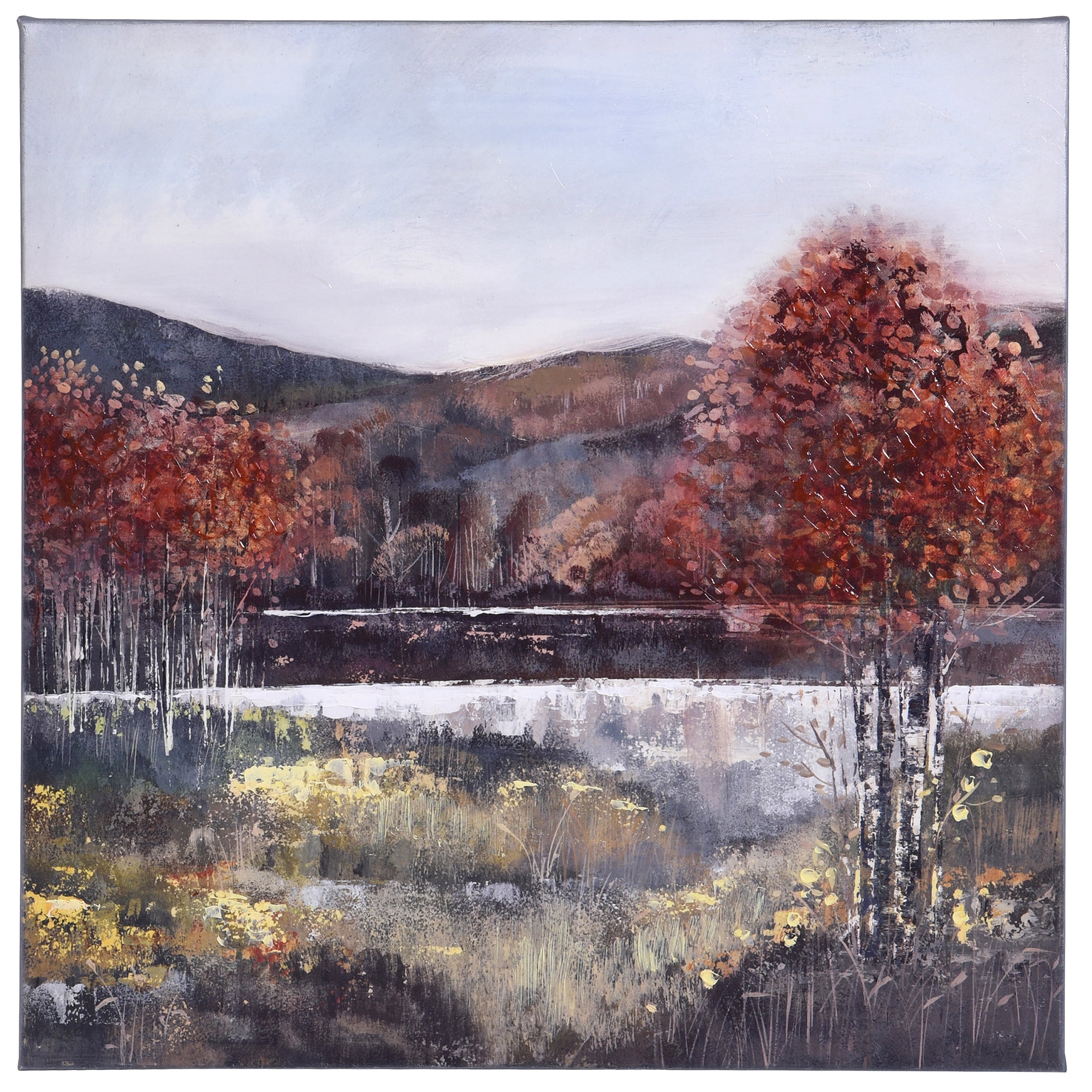 StyleCraft Home Collection WI33388DS 24-in H x 24-in W Landscape Wood Print