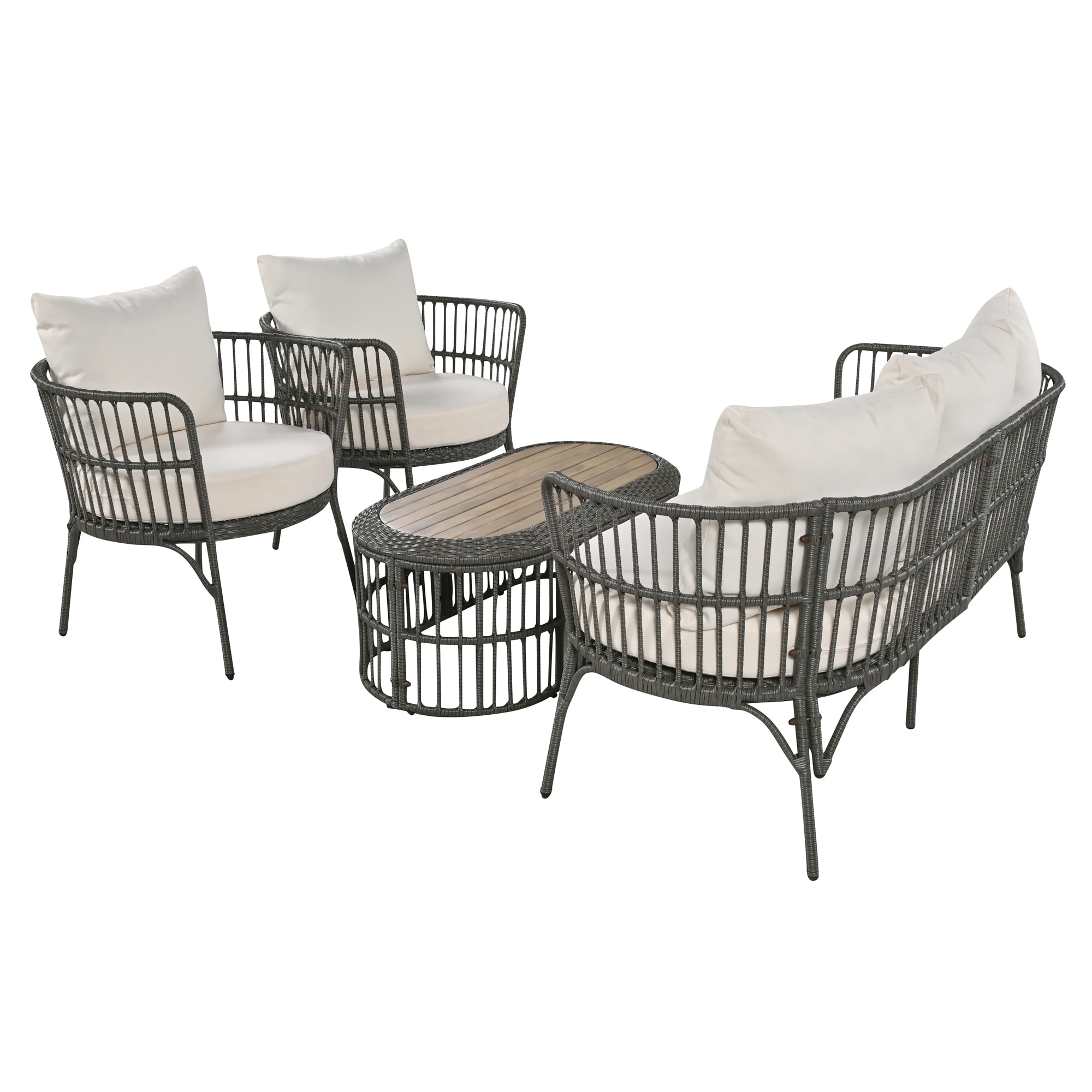 AHIOU HOME ZAAHG-0008AAESF Patio-Conversation-Sets - View #6