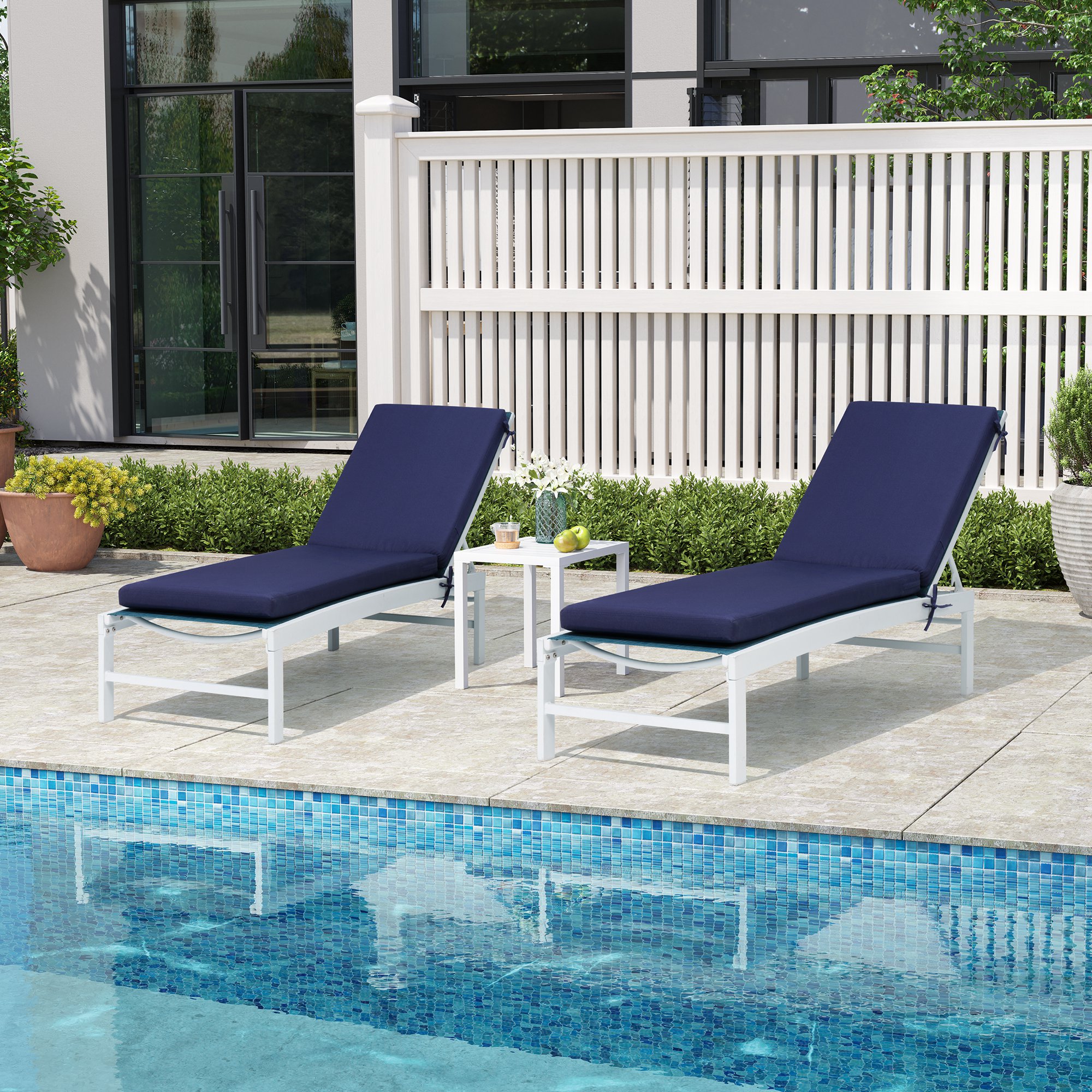 CloudFly CL-CU001NAV-2 Patio-Furniture-Cushions - View #10