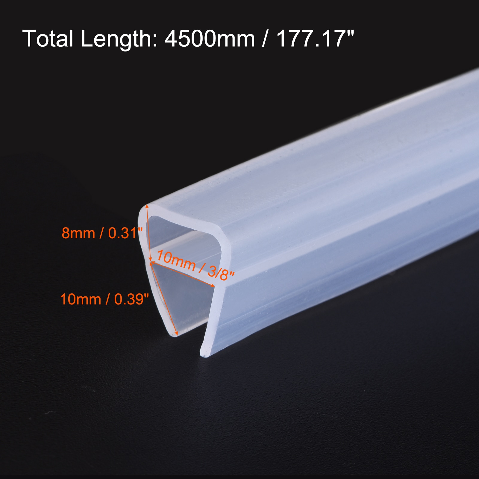 Unique Bargains S25093001UX8080 Tub-Shower-Door-Sweeps - View #2