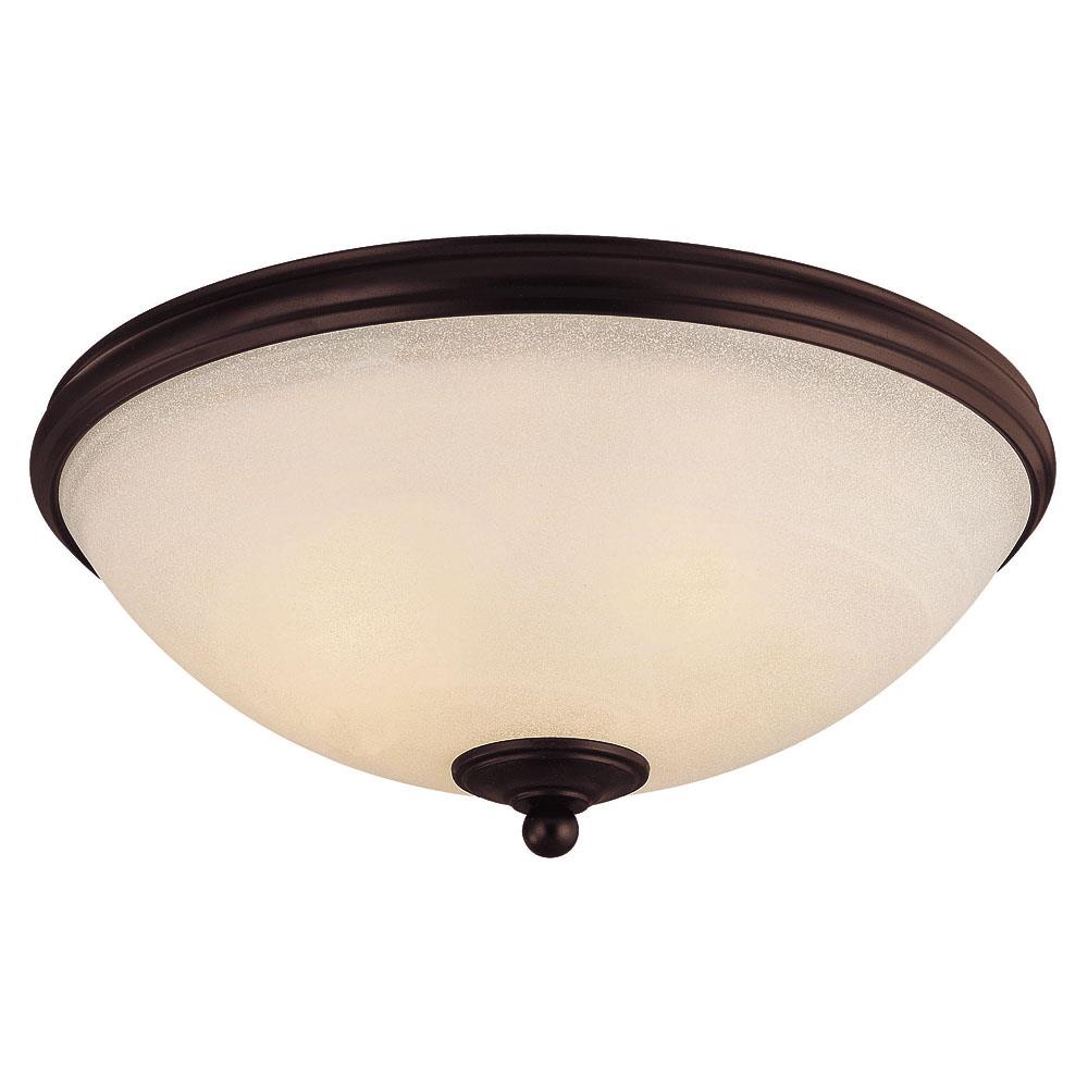  20202421 3-Light English Bronze Semi-Flush mount light