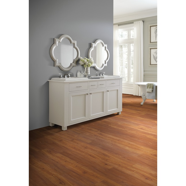 Shaw Triad 15-Piece 7-in x 48-in Russet Luxury Vinyl Plank Flooring Shaw Triad 15-Piece 7-in x 48-in Russet Luxury Vinyl Plank Flooring