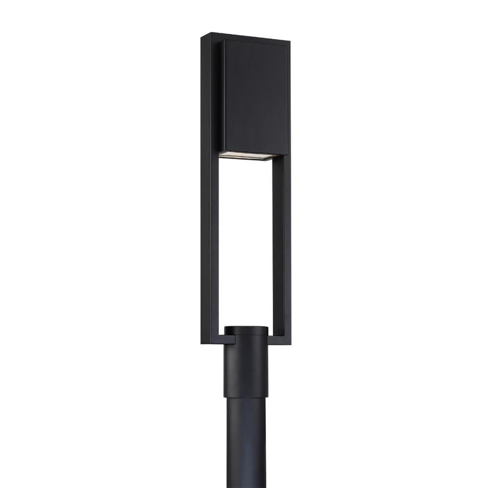 dweLED PM-W15928-BK Archetype 28-Inches H Black Hardwired LED Post light