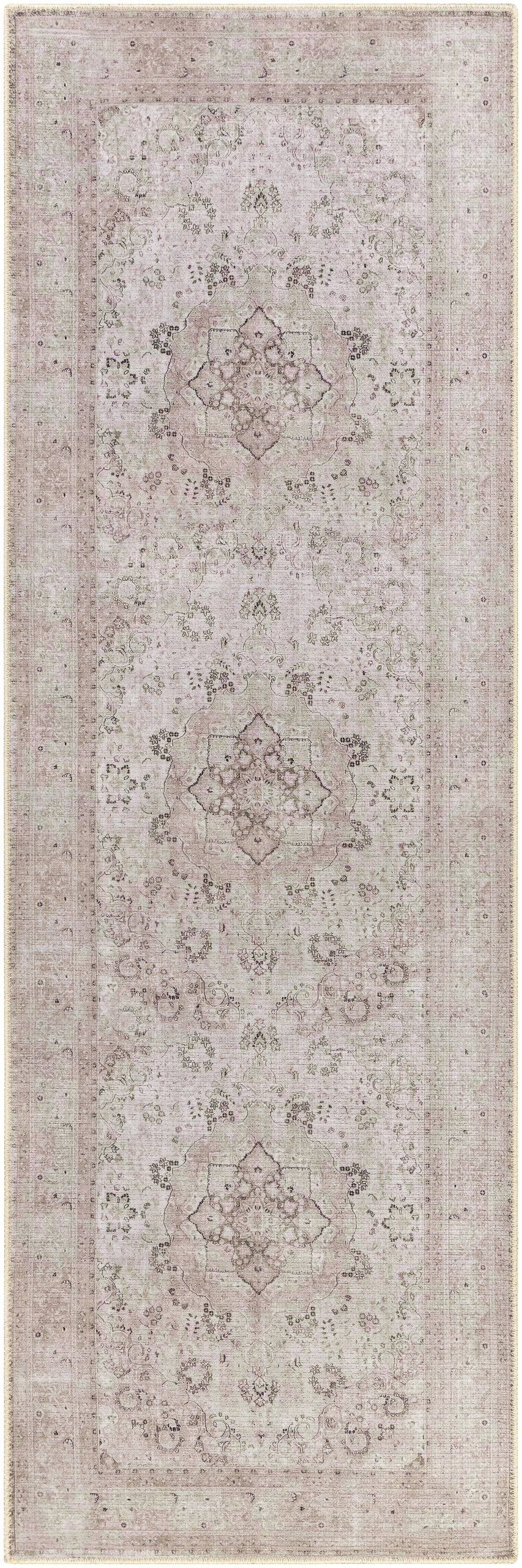 Surya AML2303-27710 Amelie 3 x 8 Beige Indoor Medallion Oriental Area Rug