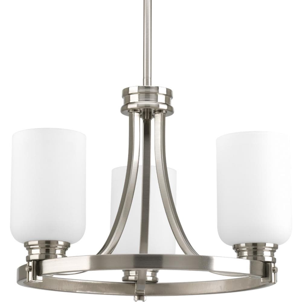 Progress Lighting P3954-09 Orbitz 3-Light Brushed Nickel Semi mount light