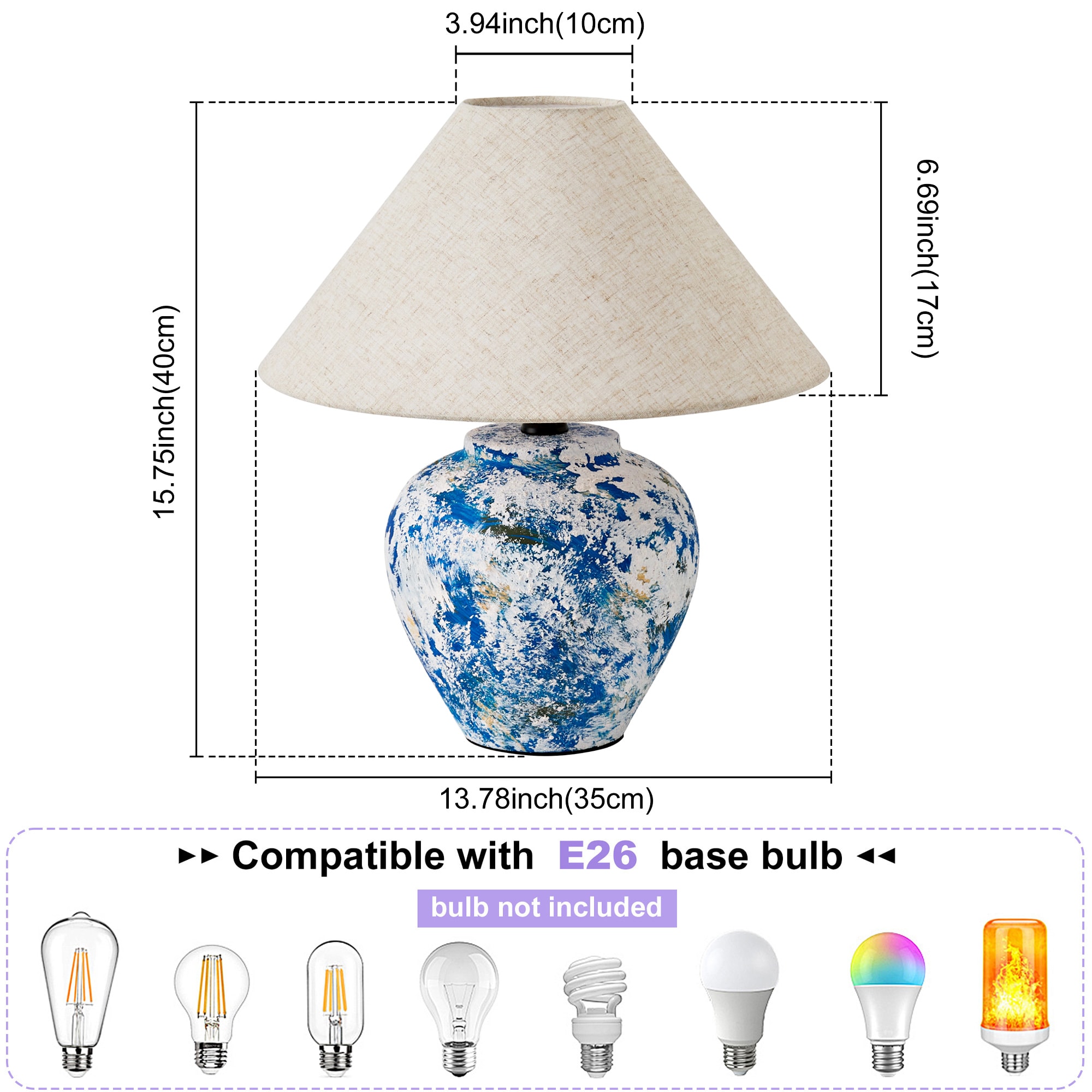 POWLIG L-2033-BW Table-Lamps - View #4