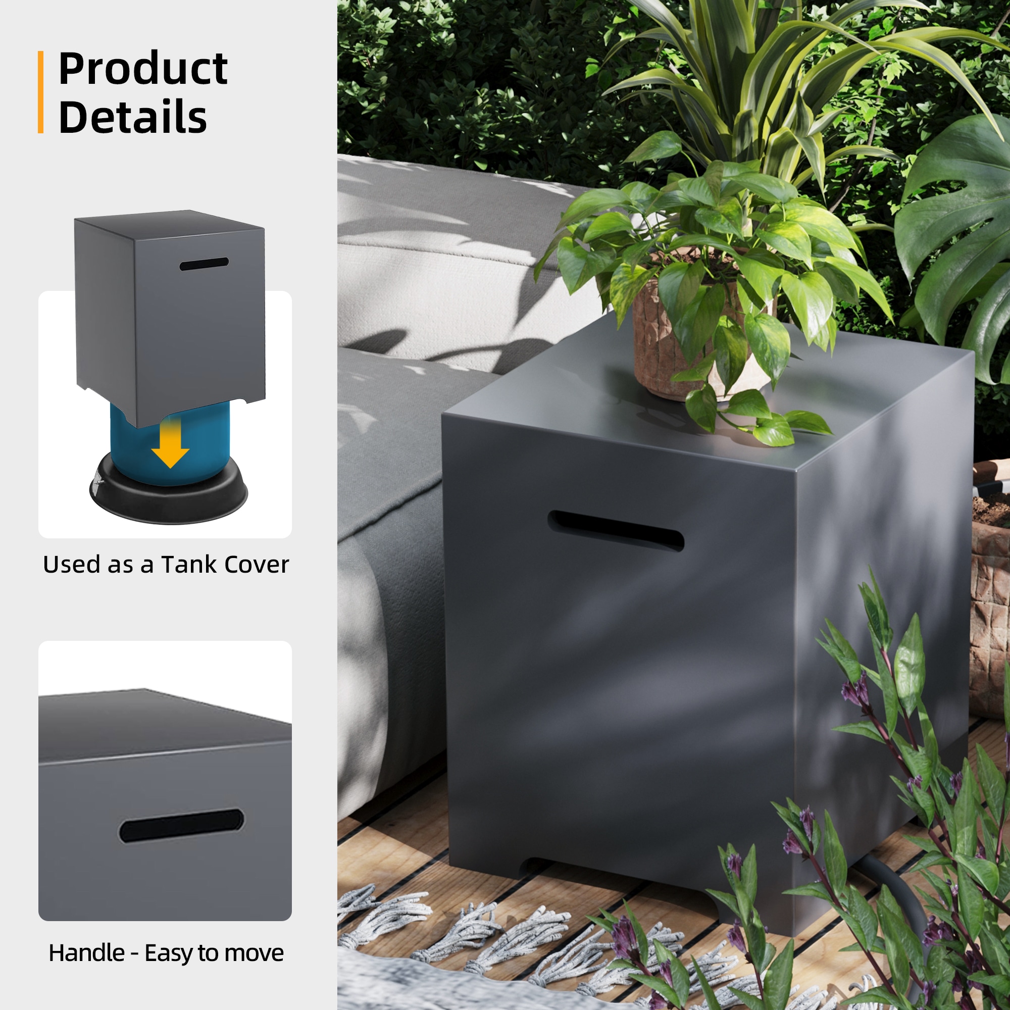 Patio Watcher 35TP-FX-GREY-WST Outdoor-Gas-Firepits - View #5