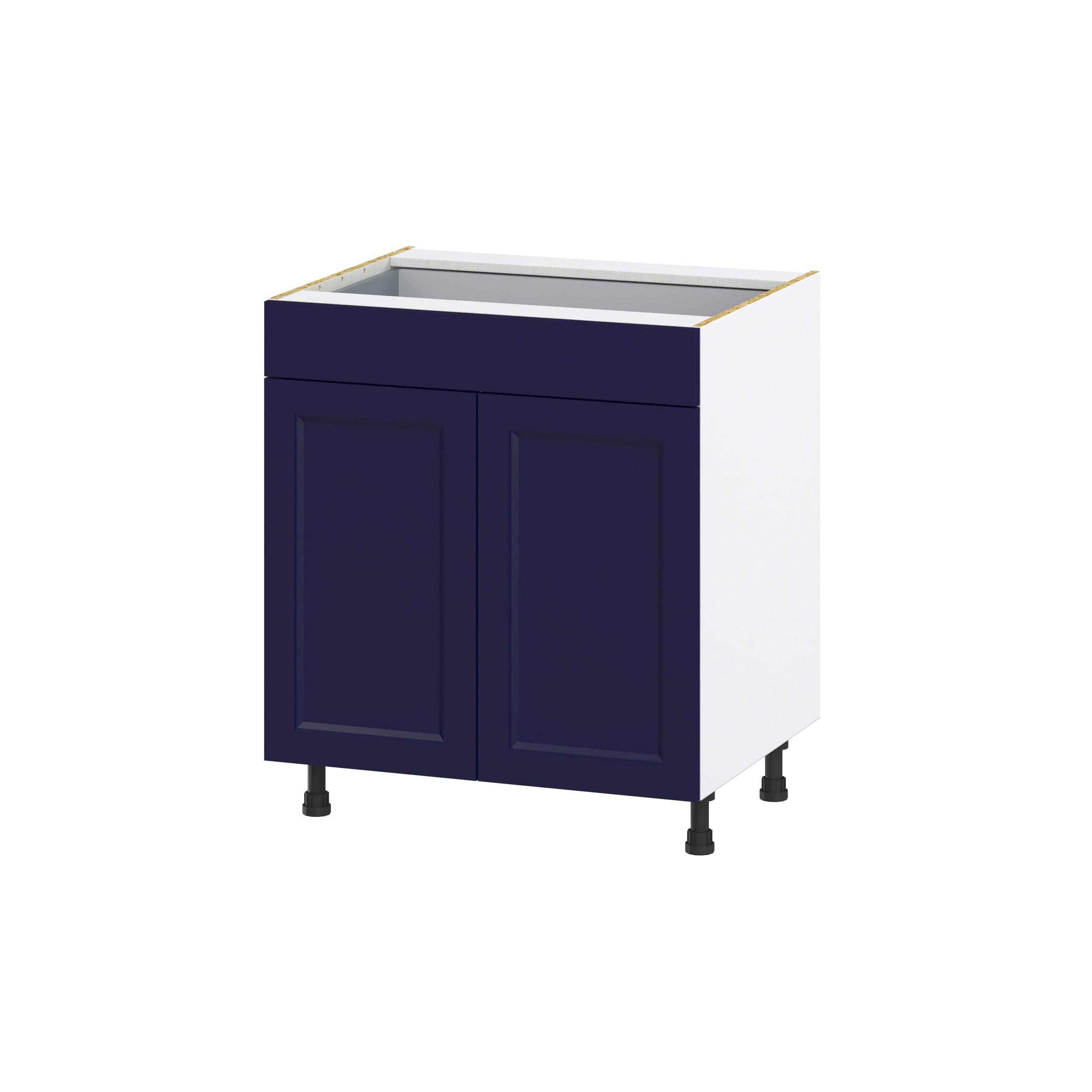 Hugo&Borg DSB30-LO Lorette 30-in W x 34.5-in H x 24-in D Navy Blue Base Fully assembled Cabinet (Recessed Panel Shaker)