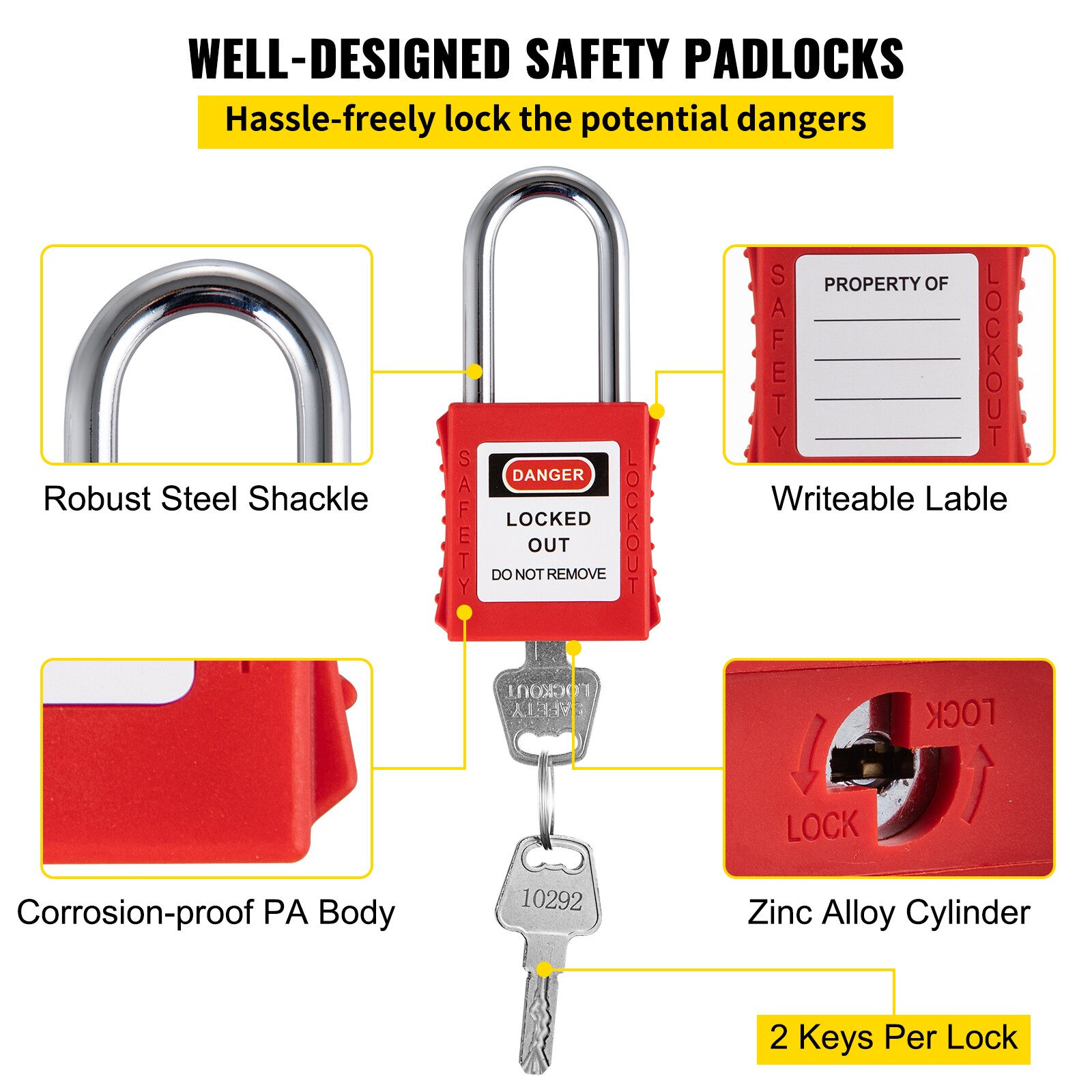GIVIMO LW047GIVSS116 Padlocks-Locks-Cables - View #4