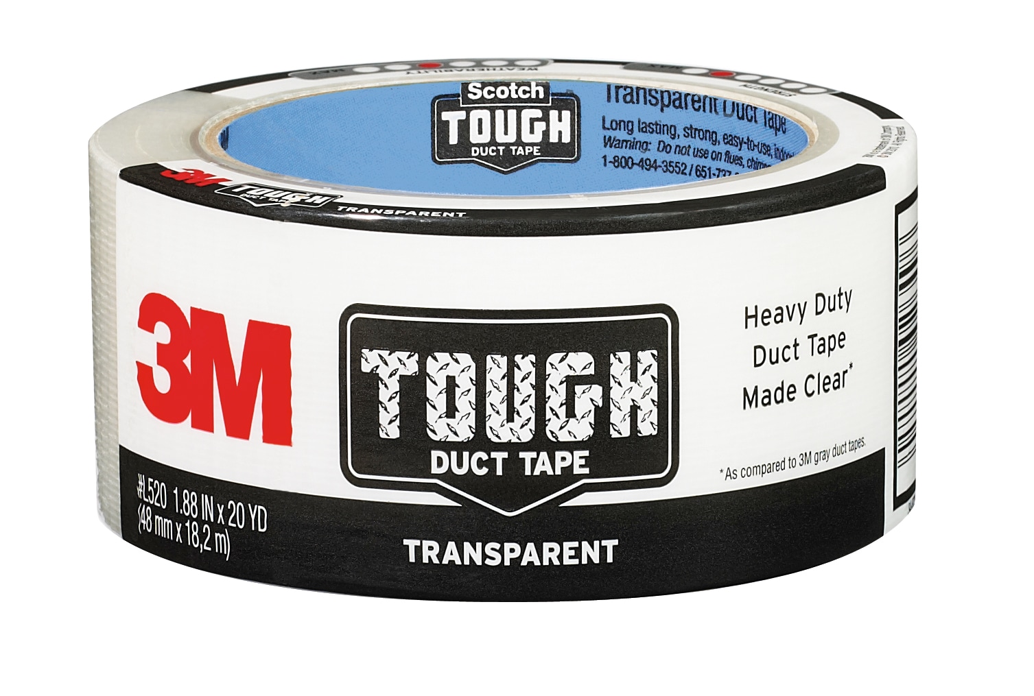 3M Tough Duct Tape White Rubberized Duct Tape 1.88-in x 90 Yard(s