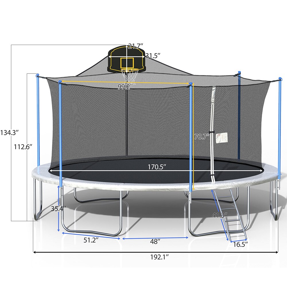 Sunrinx TP-14-BC trampolines - View #7