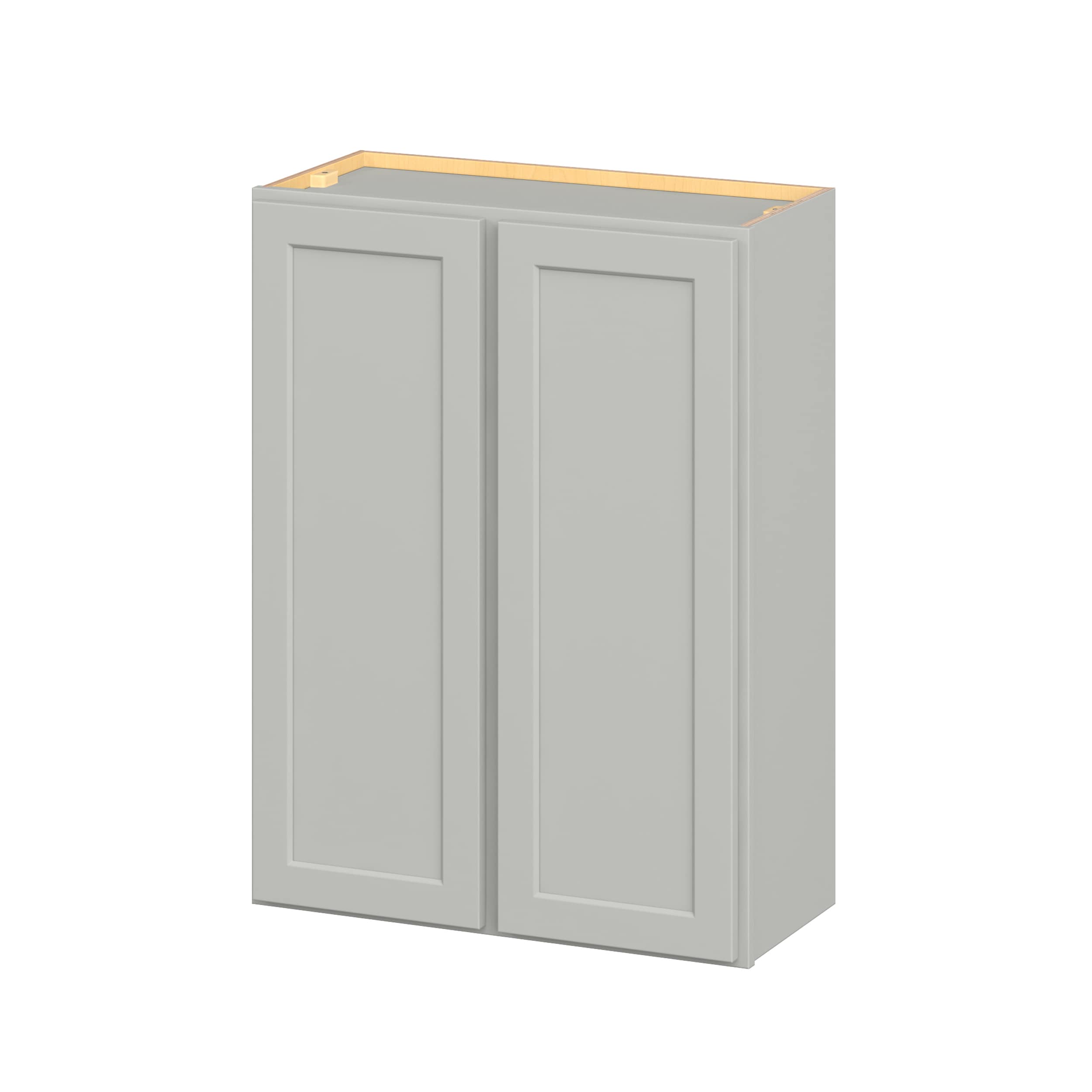 Hugo&Borg PRO Jasper 36-in W x 18-in H x 12-in D Whisper Gray Wall Ready To Assemble Plywood Cabinet (Flat Panel Shaker Door Style)
