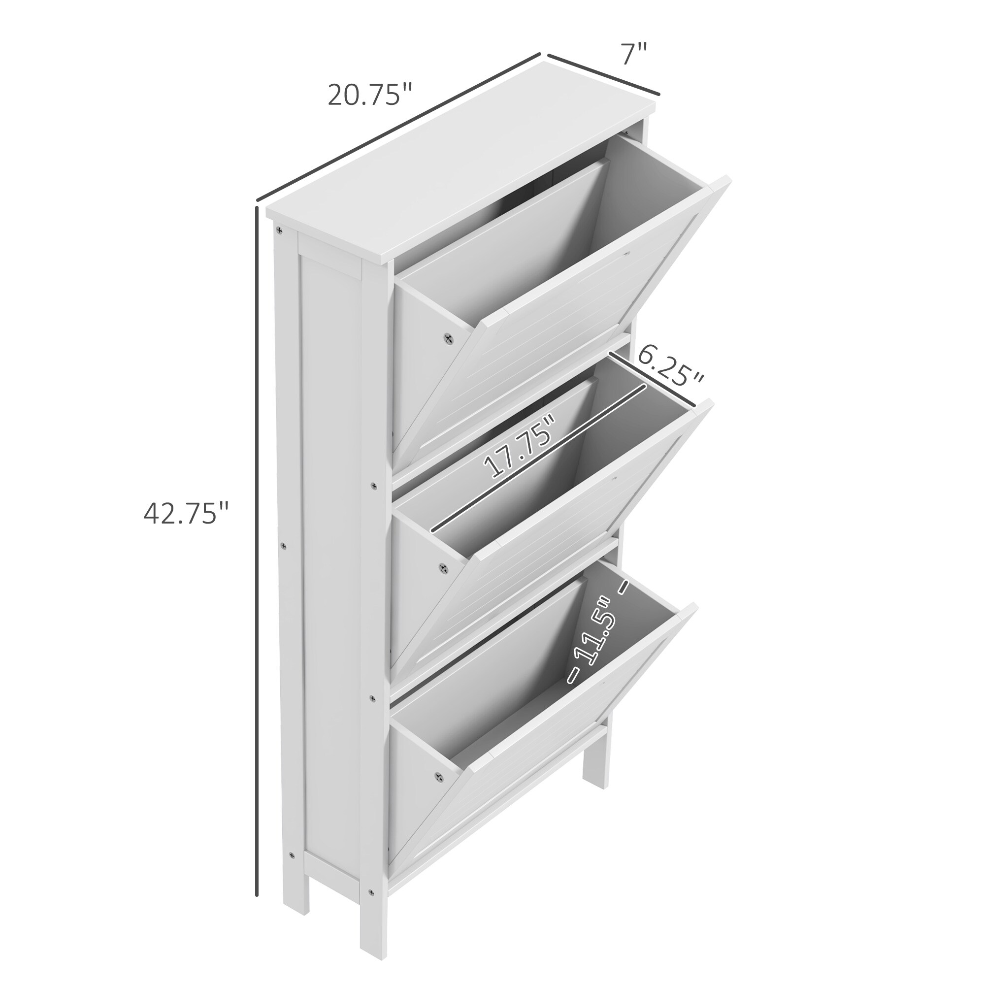 HomCom 837-410V80WT Coatrack-Stands-Pedestals - View #6