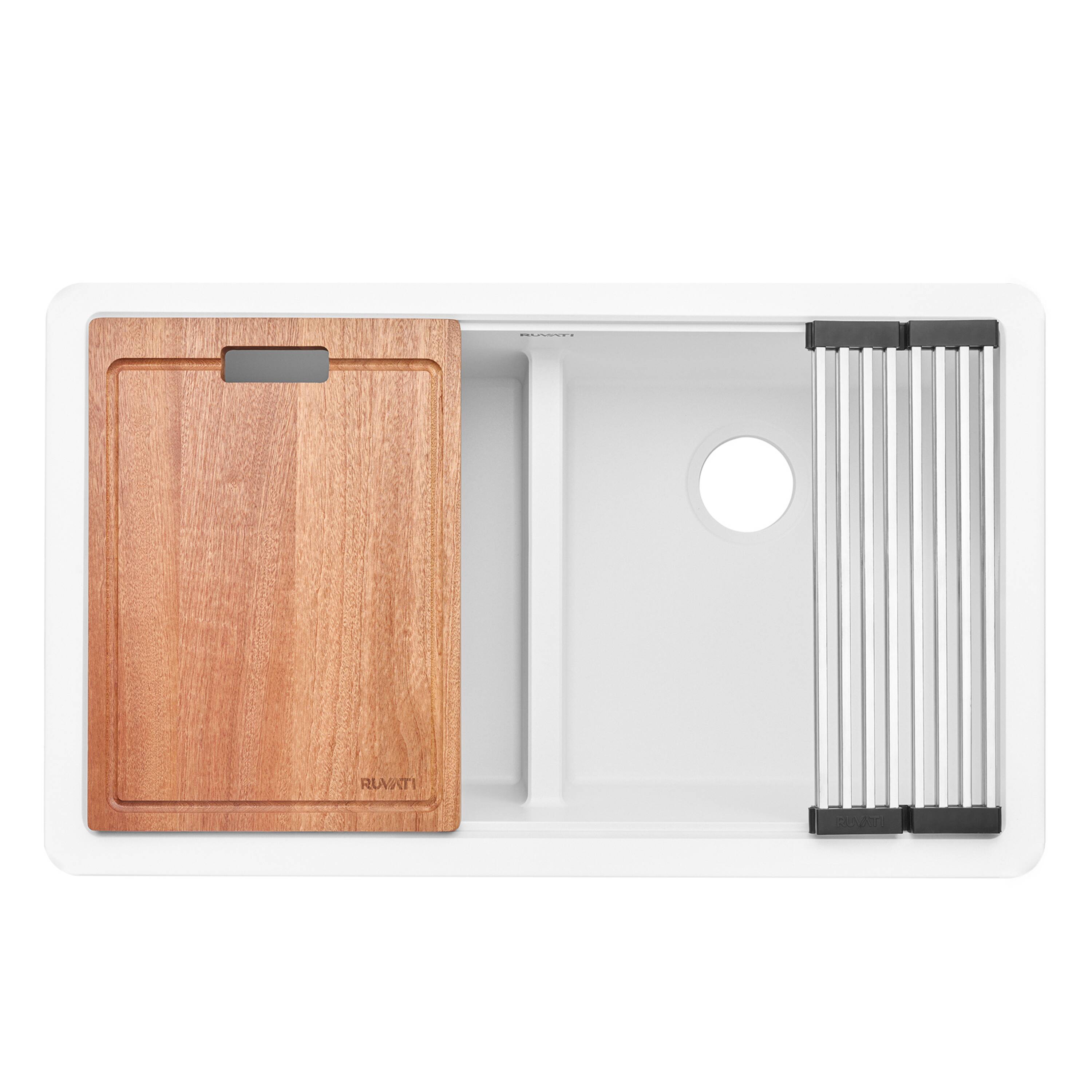 Ruvati RVG2343WH Kitchen-Sinks - View #4