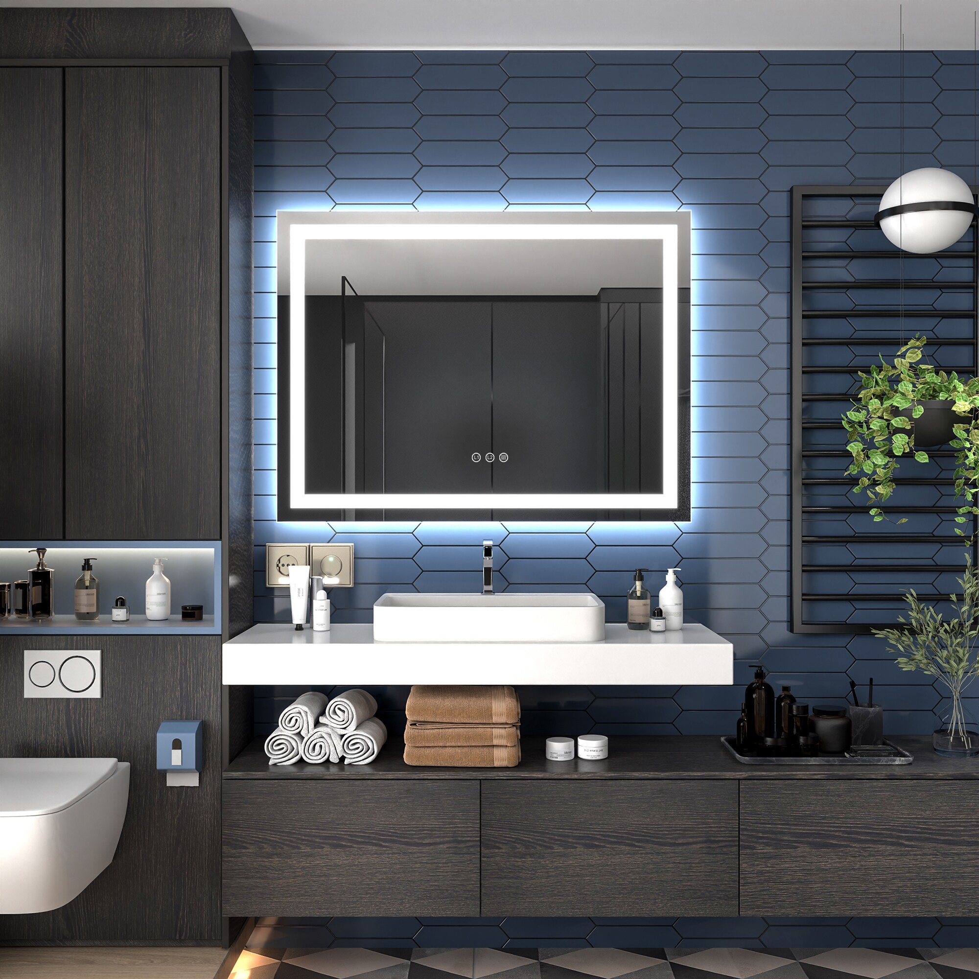 ES-DIY DLBM4836V16FBX Framed-Bath-Mirrors - View #13