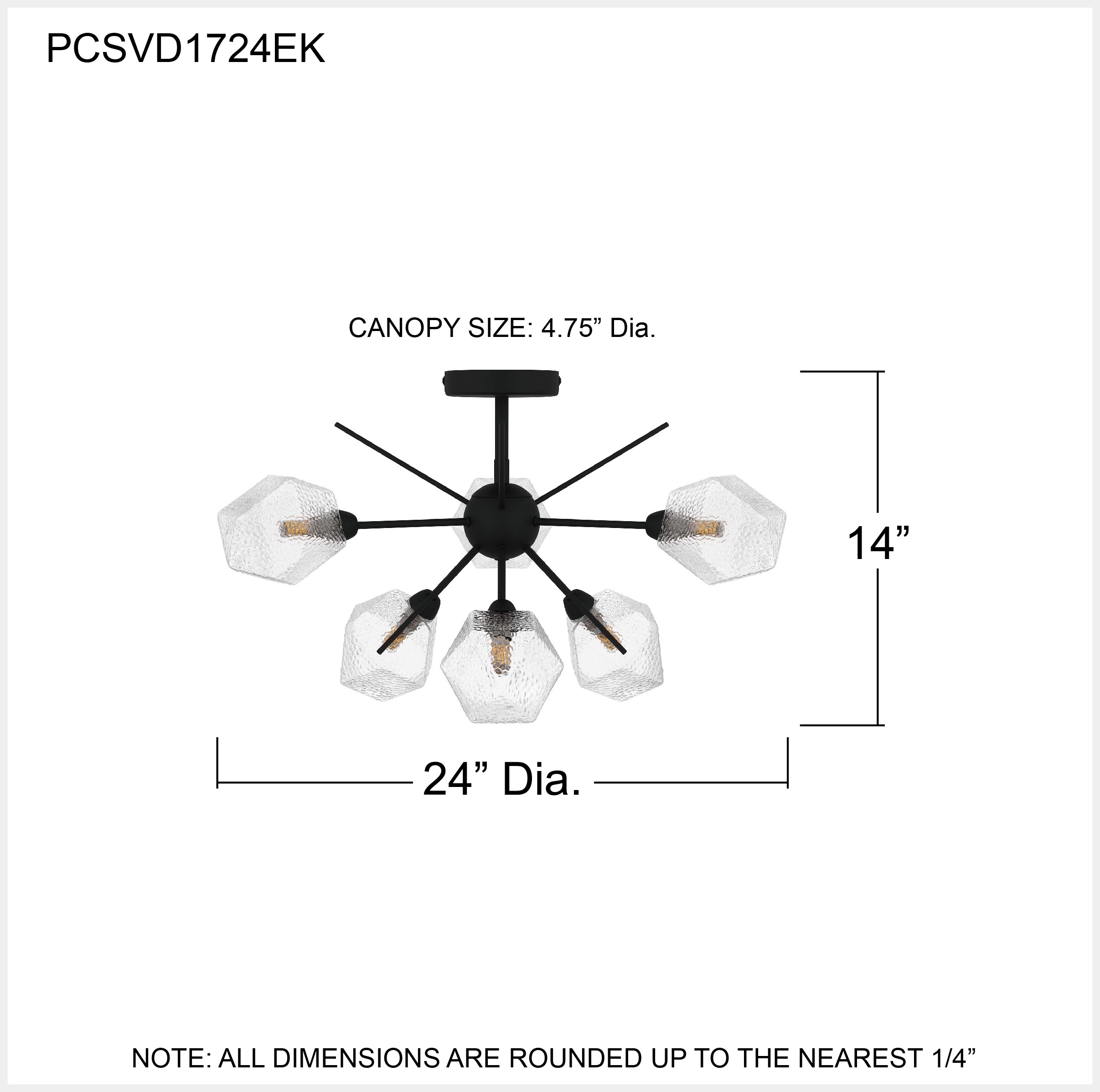 Quoizel PCSVD1724EK flushmounts - View #5