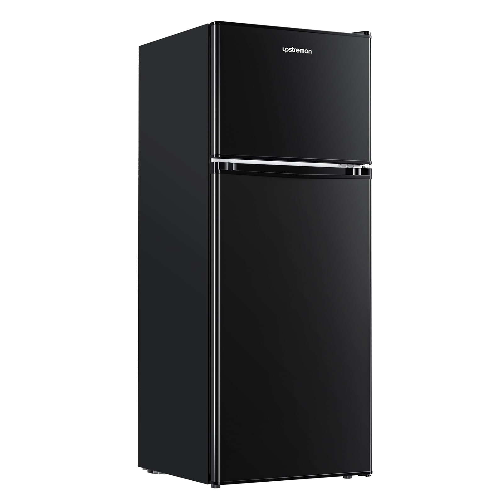Upstreman BR401 4.0-cu ft Mini Fridge with Freezer(Black)