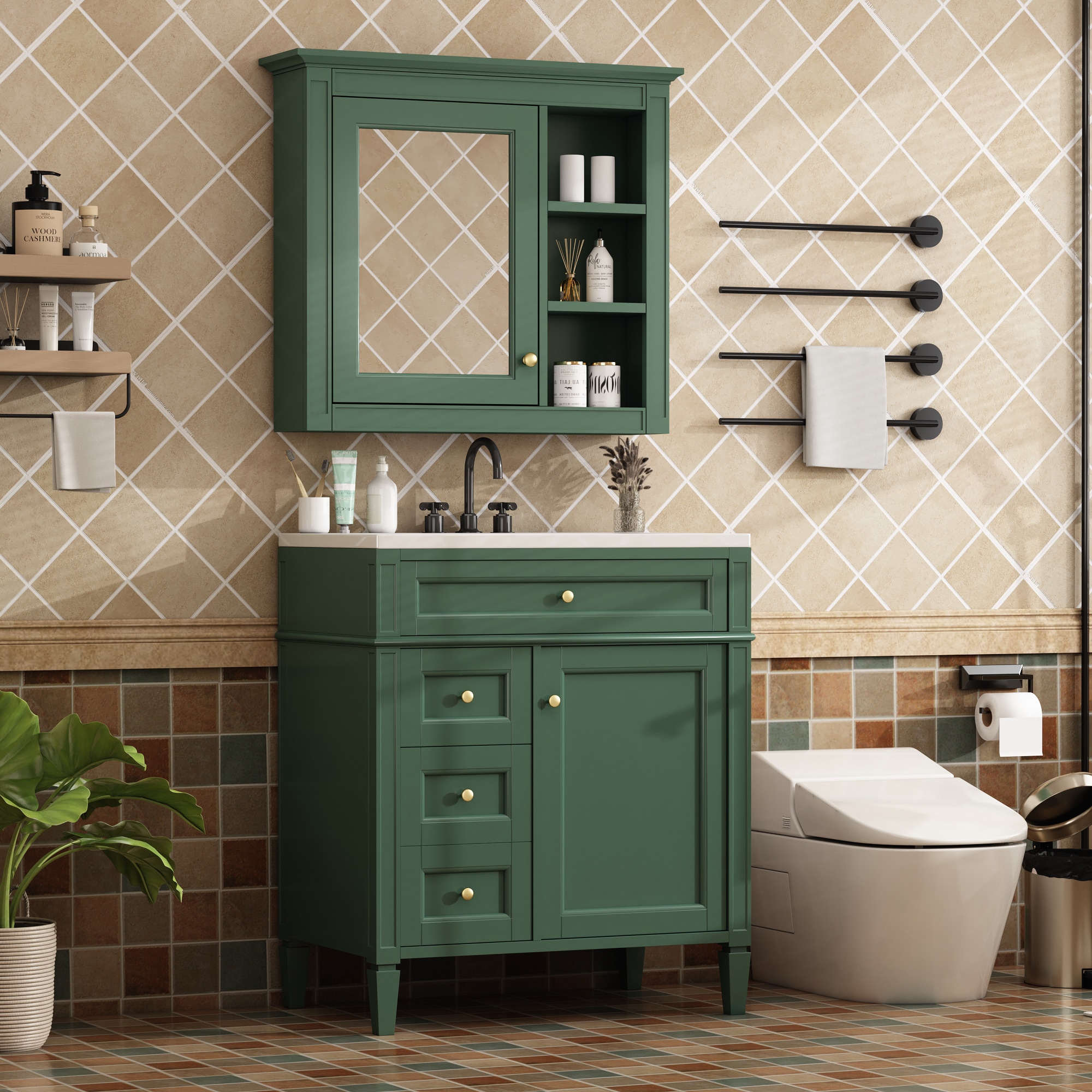 LOVMOR SF-L-SW000126AAF-1 Bath-Vanity-Combo - View #2