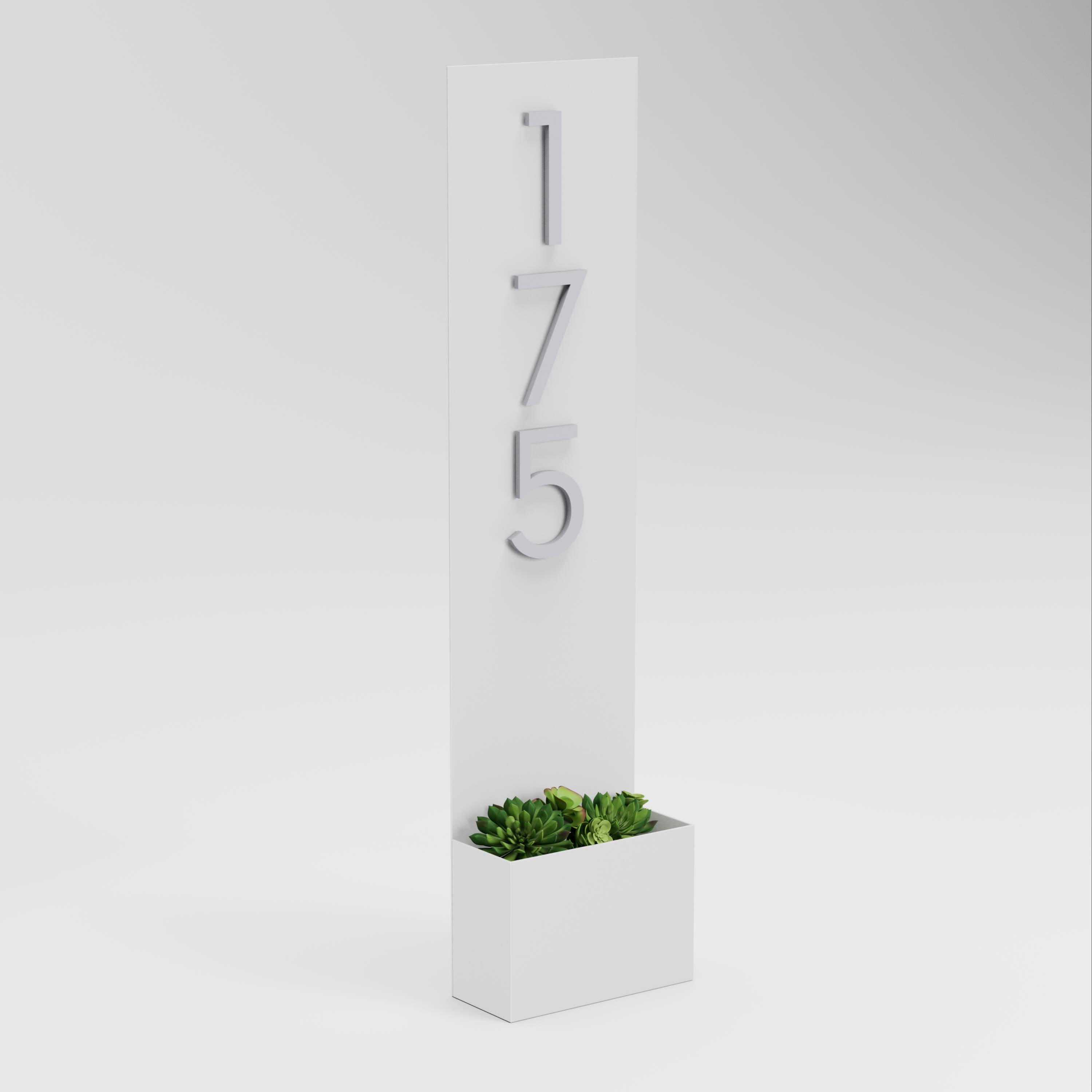 Post & Porch STANDING-WHITE Outdoor-Plaques-Holders - View #3