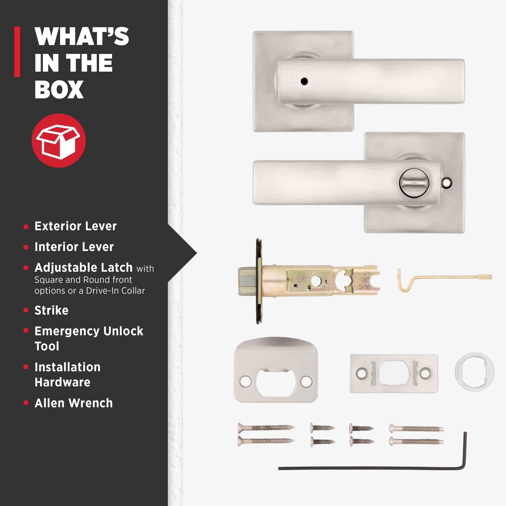 Kwikset 300BRNL SQT 15 RCS Door-Handles - View #7